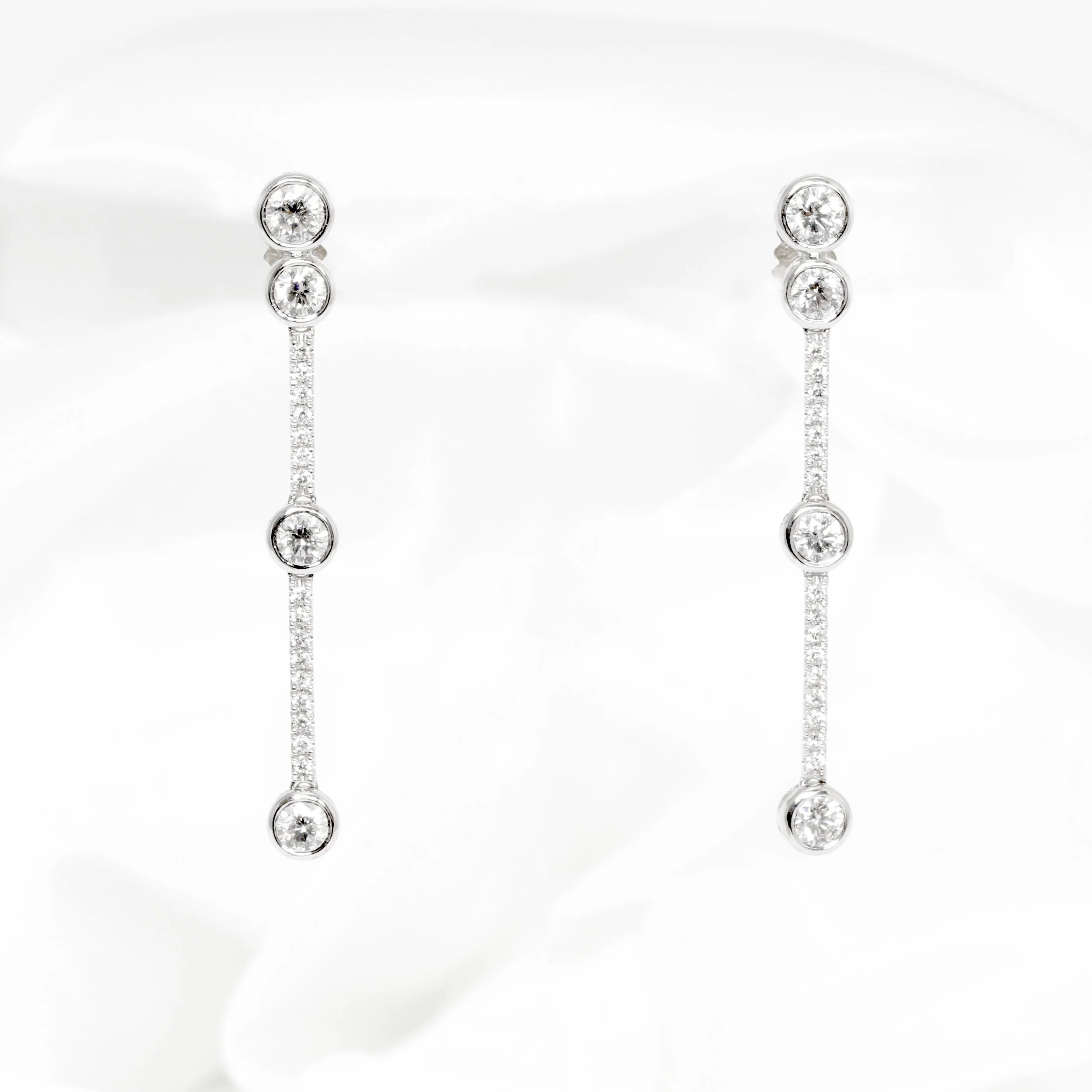 Diamond Drop Earrings