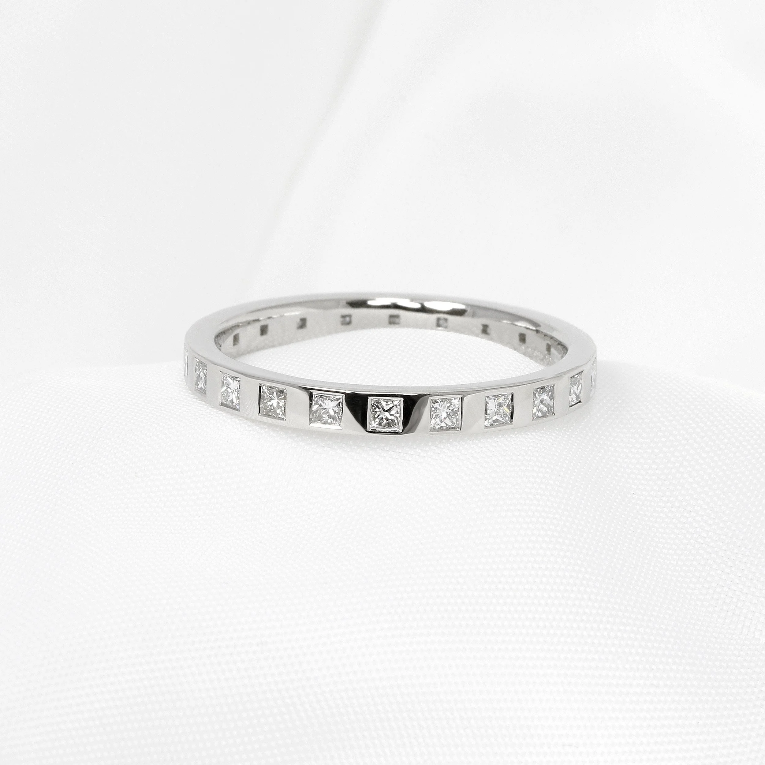 Full Diamond Eternity Ring in Platinum