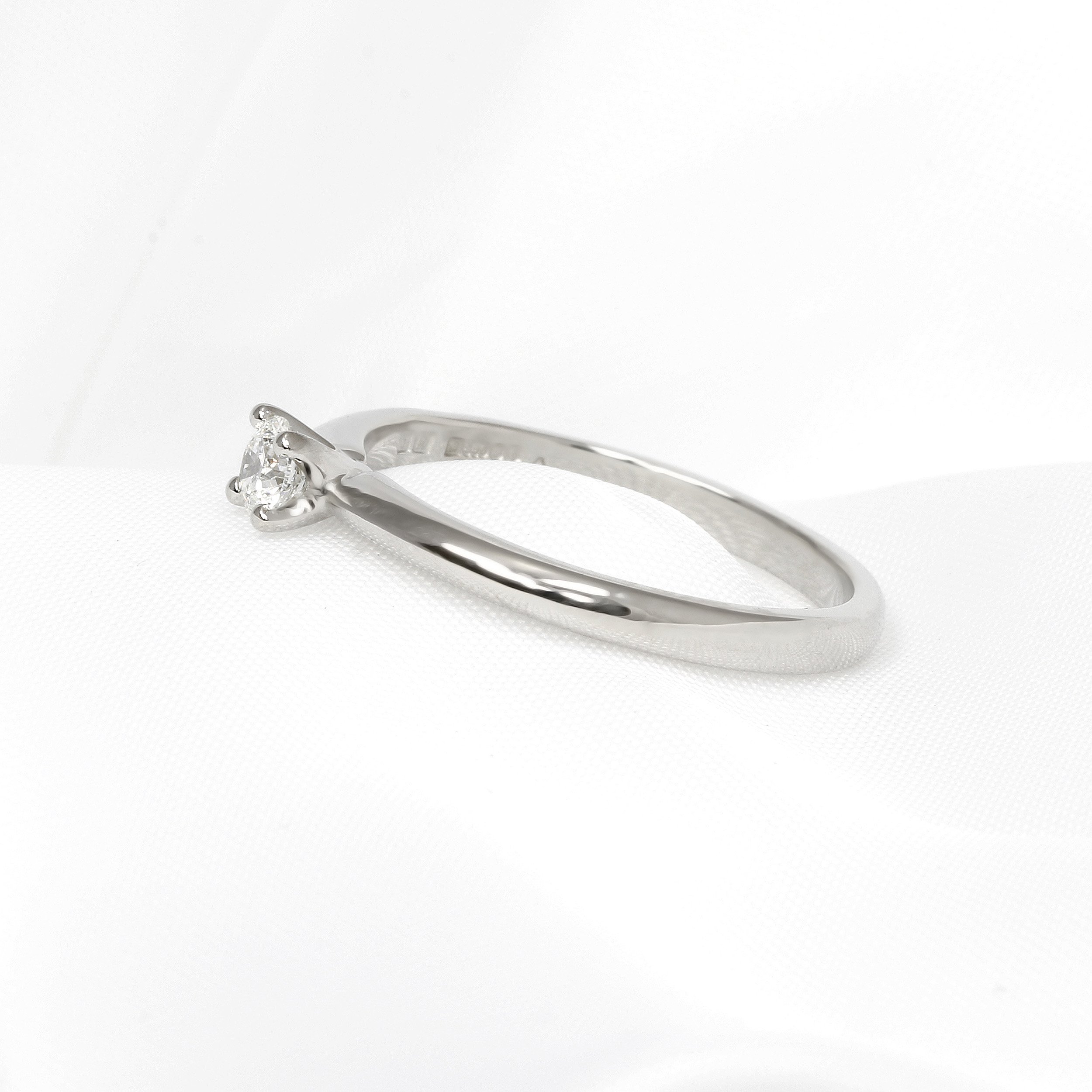 Diamond Solitaire Engagement Ring in Palladium