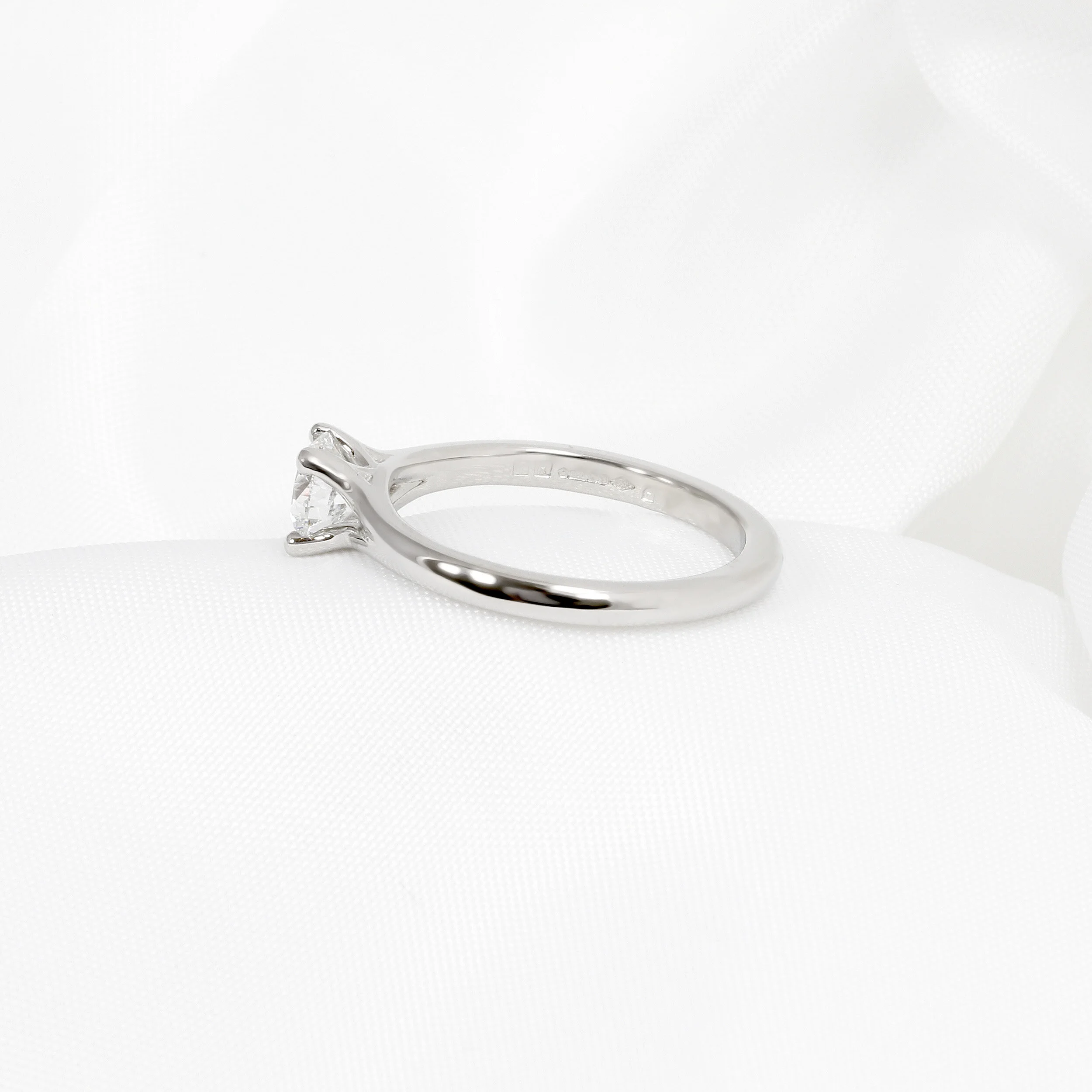 0.50ct Round Brilliant Diamond Ring in Platinum