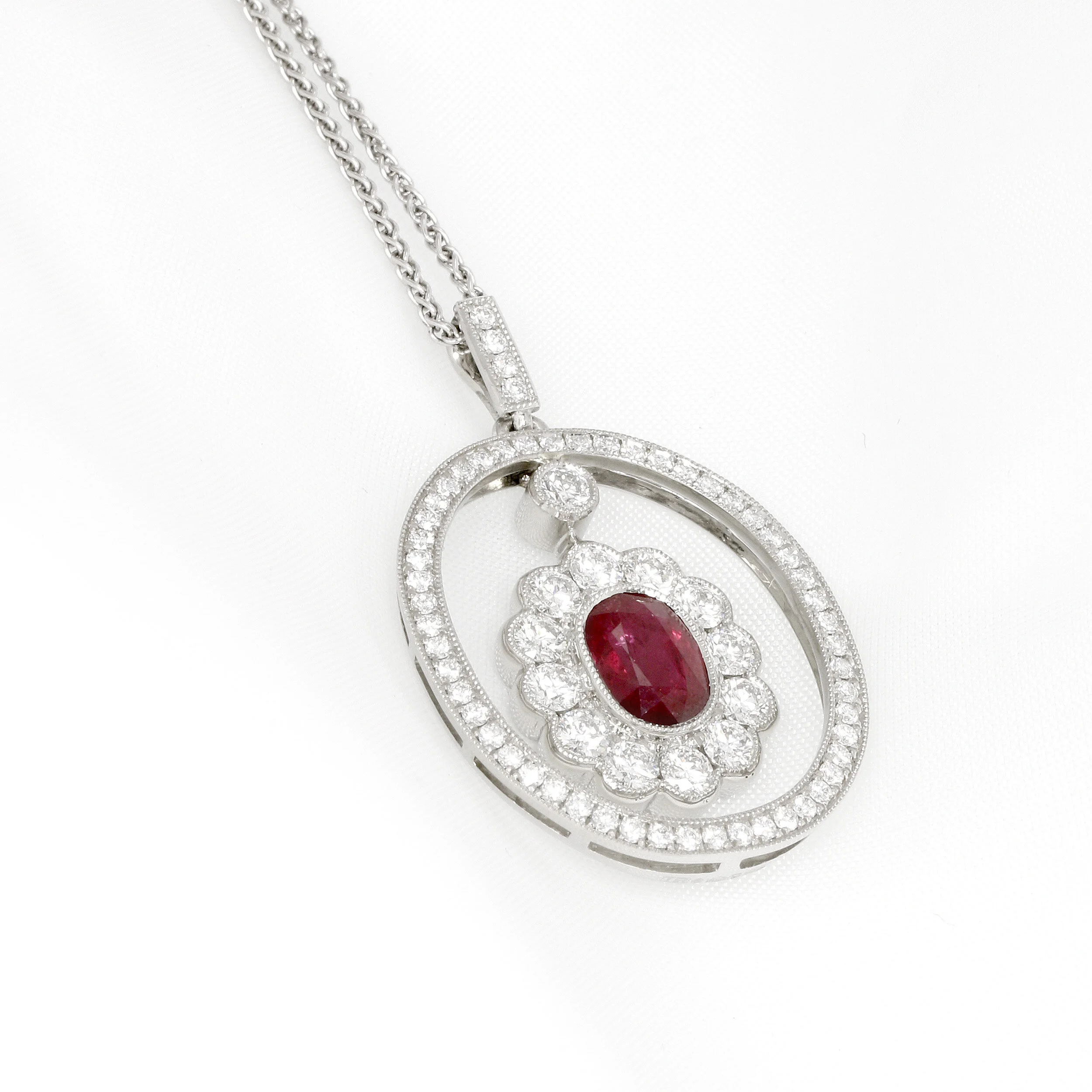 Ruby & Diamond Pendant