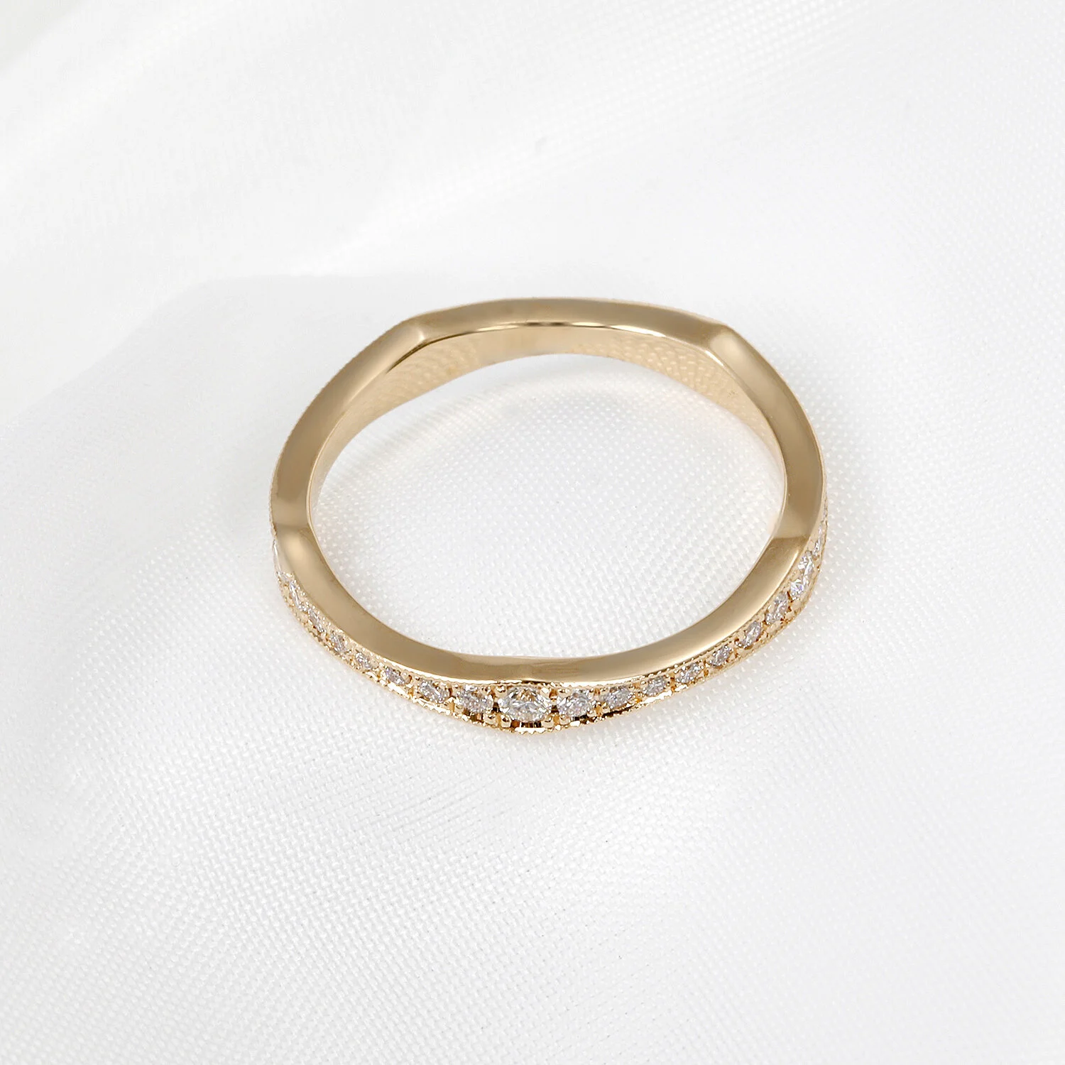 Diamond Eternity Ring in 18ct Rose Gold
