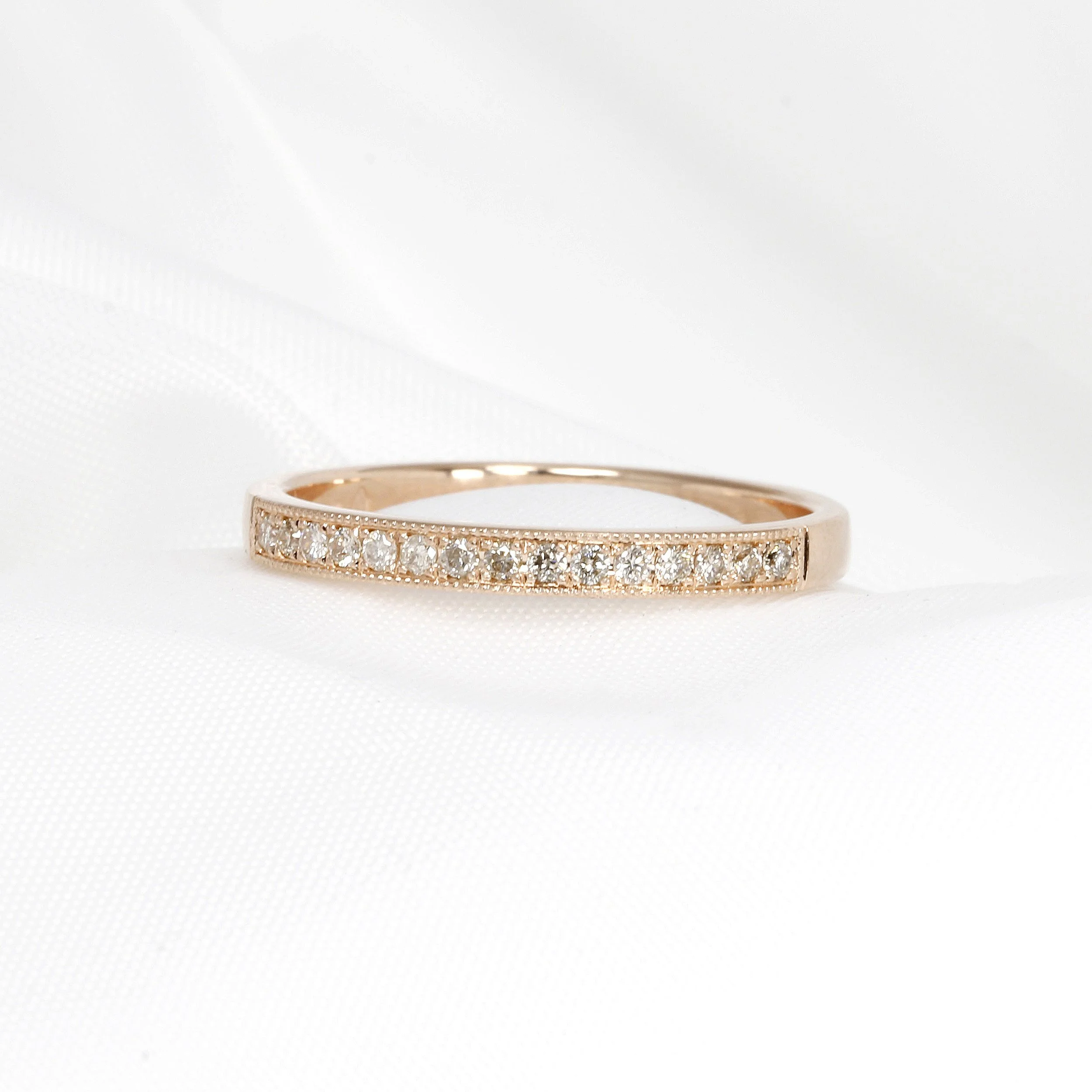 Diamond Eternity Ring in Rose Gold