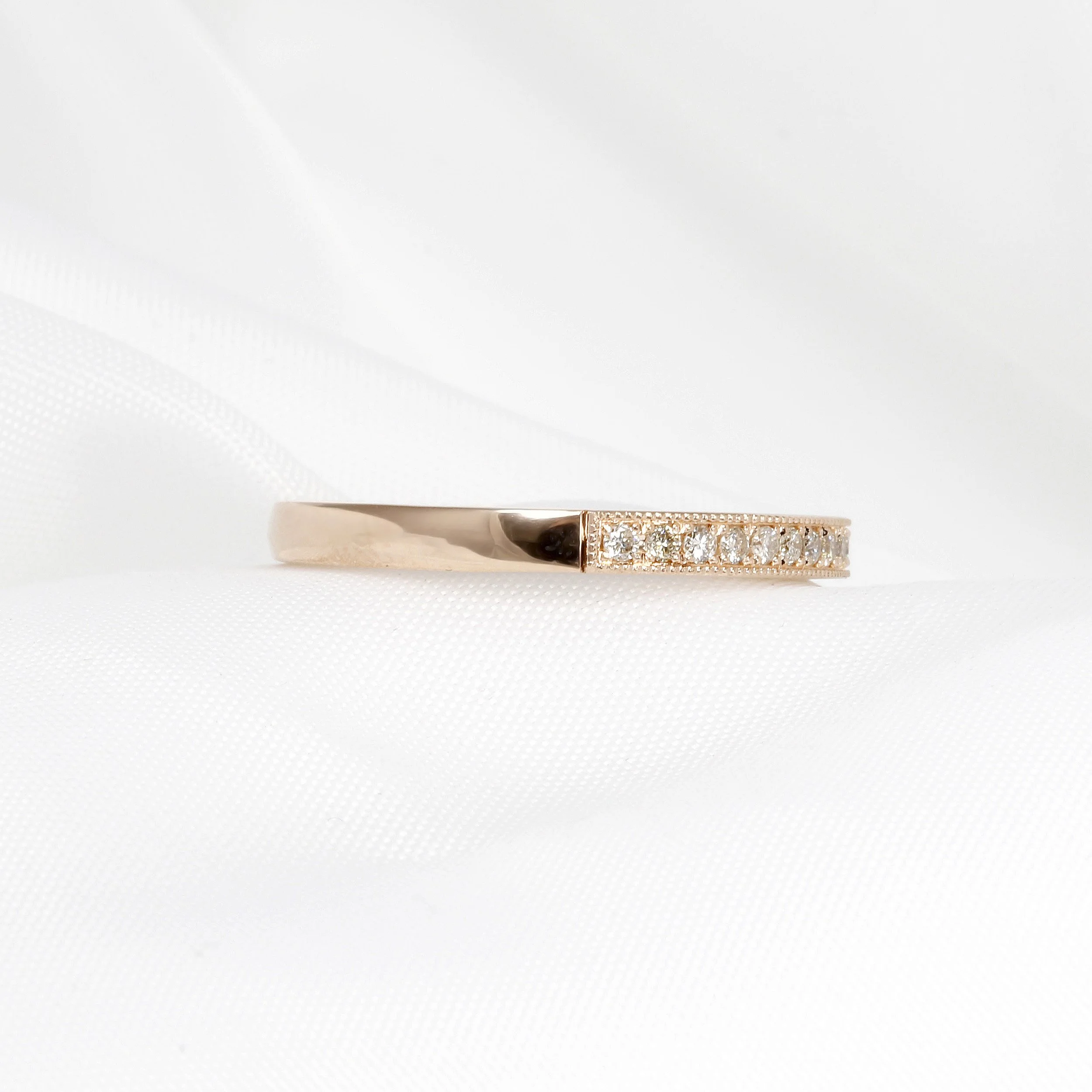 Diamond Eternity Ring in Rose Gold