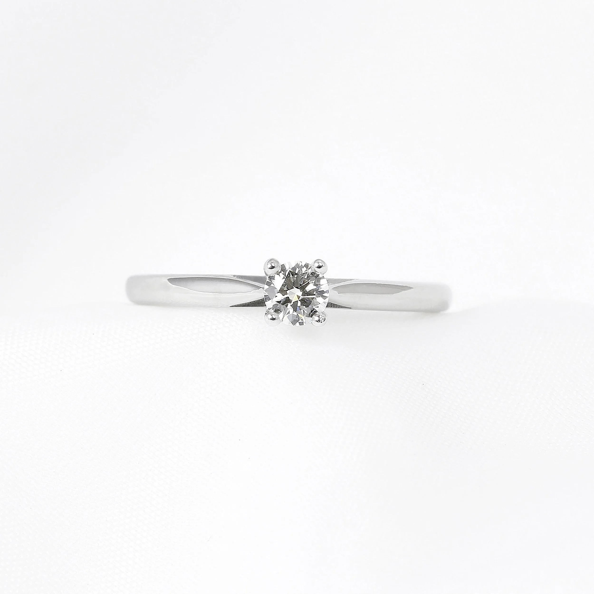 Classic Solitaire Round Diamond Ring
