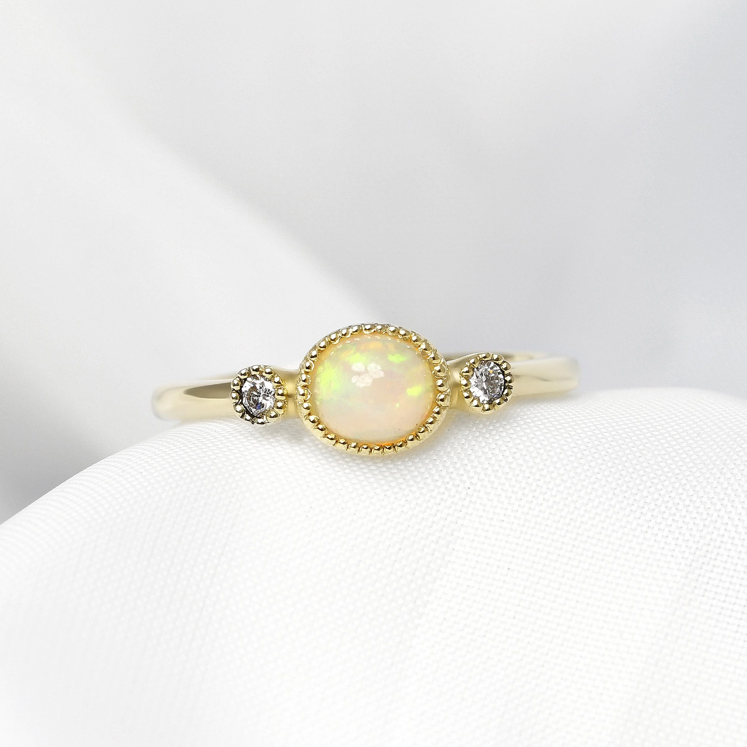 Opal & Diamond Jardin Des Délices Ring