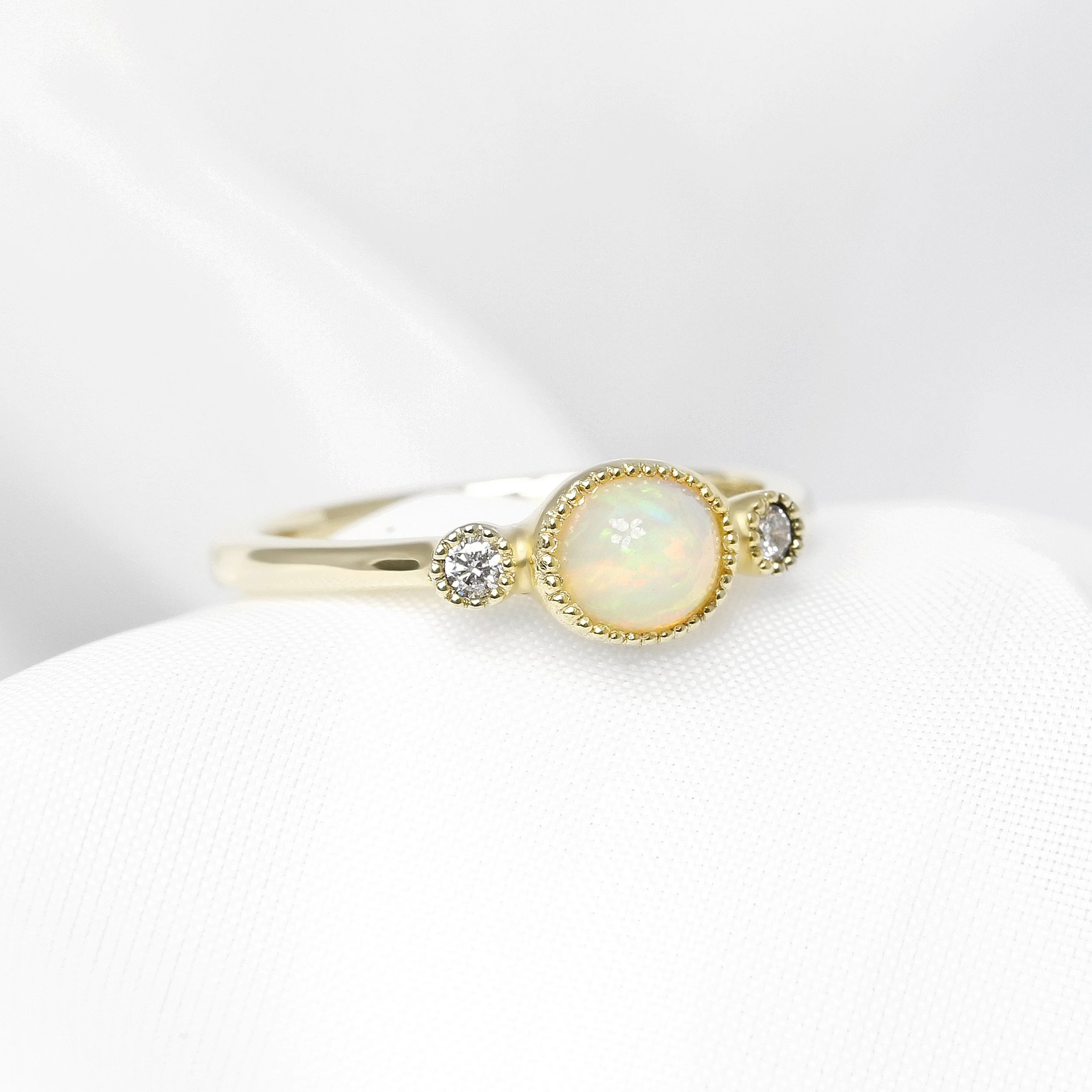Opal & Diamond Jardin Des Délices Ring