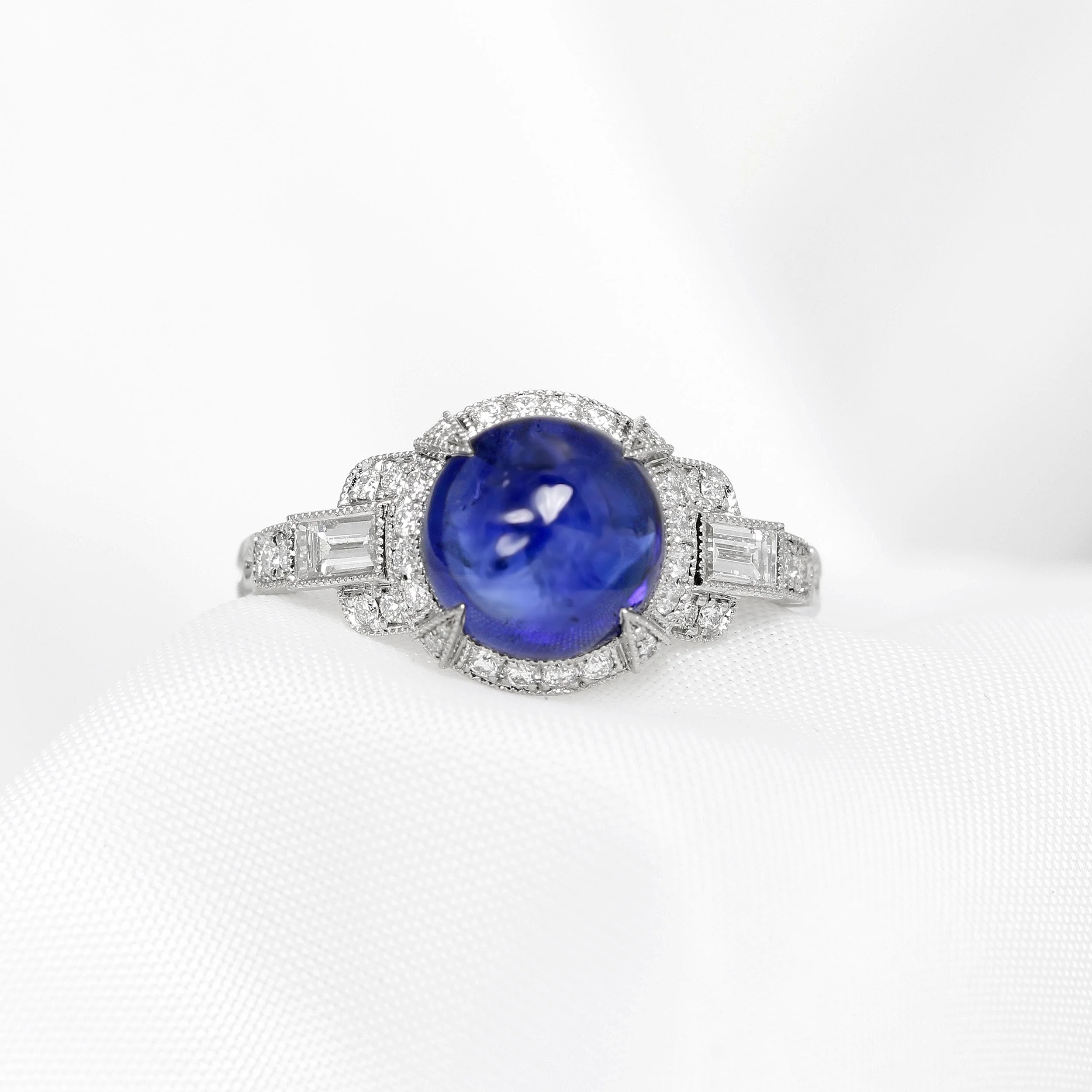 Sapphire & Diamond Dress Ring