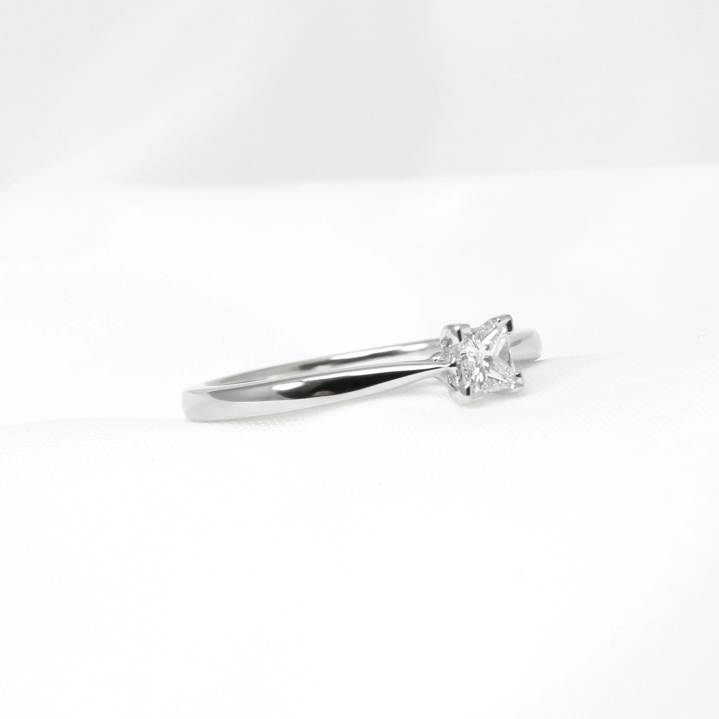 Princess Diamond Solitaire Ring