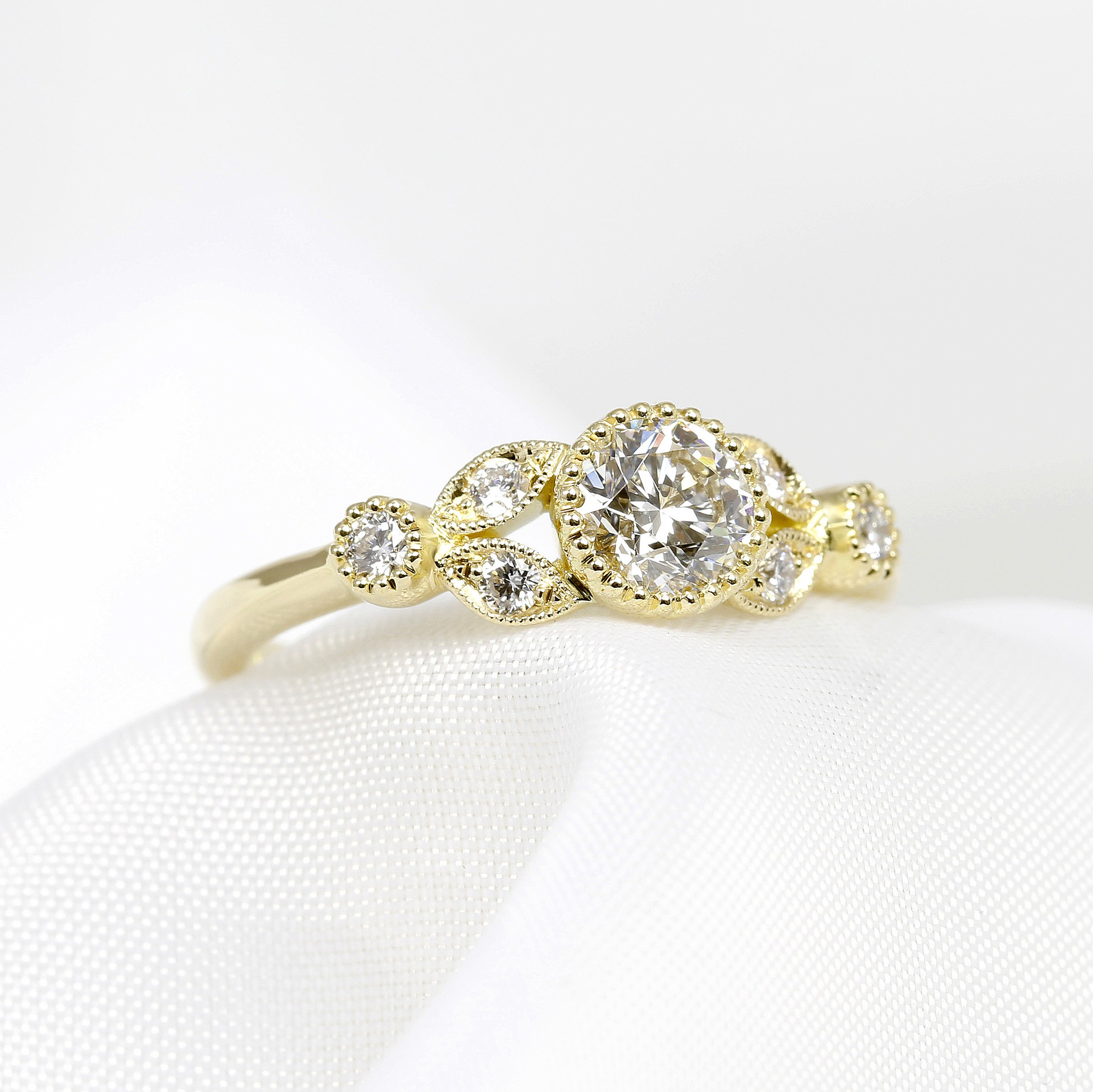 Diamond Jardin Des Délices Ring in Yellow Gold