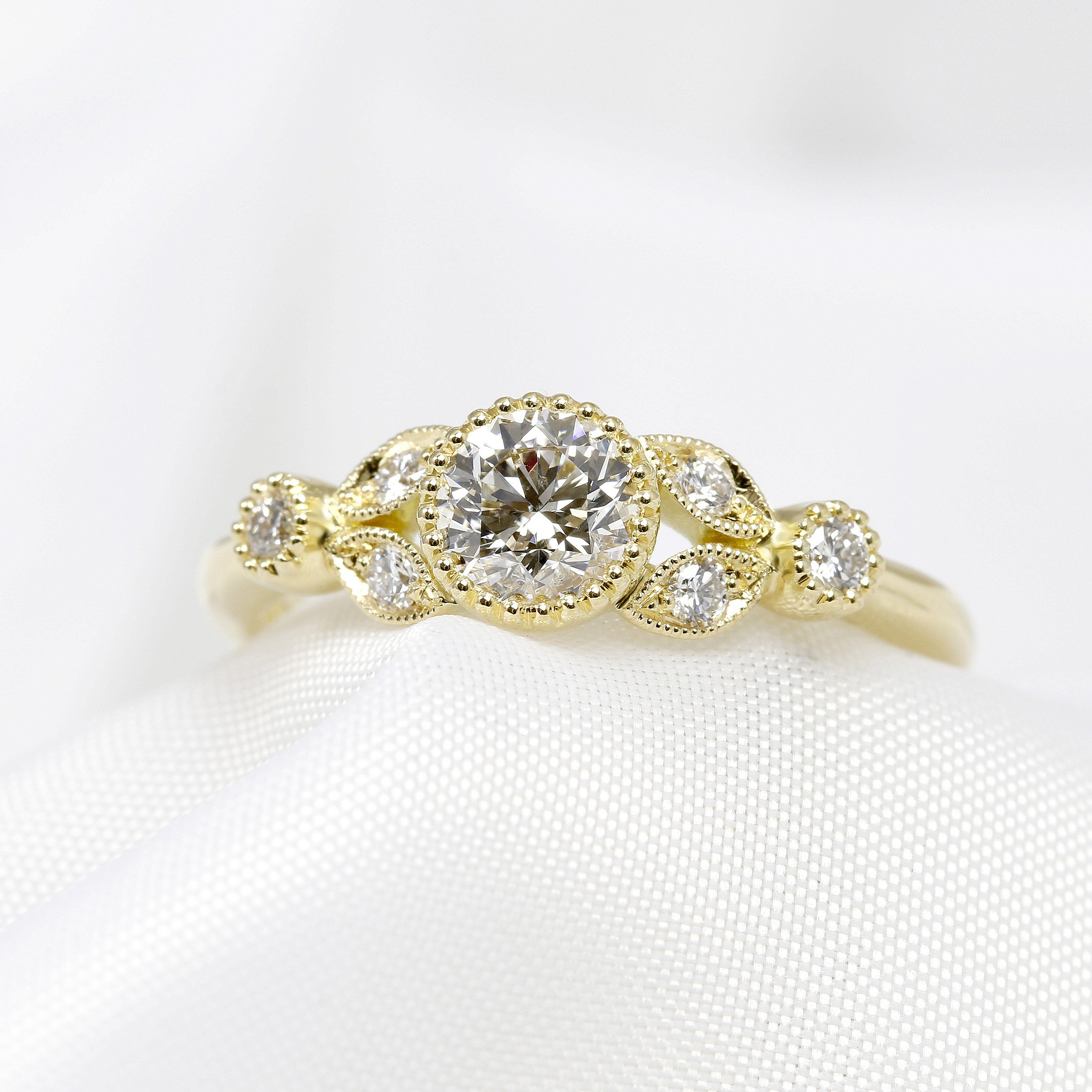 Diamond Jardin Des Délices Ring in Yellow Gold