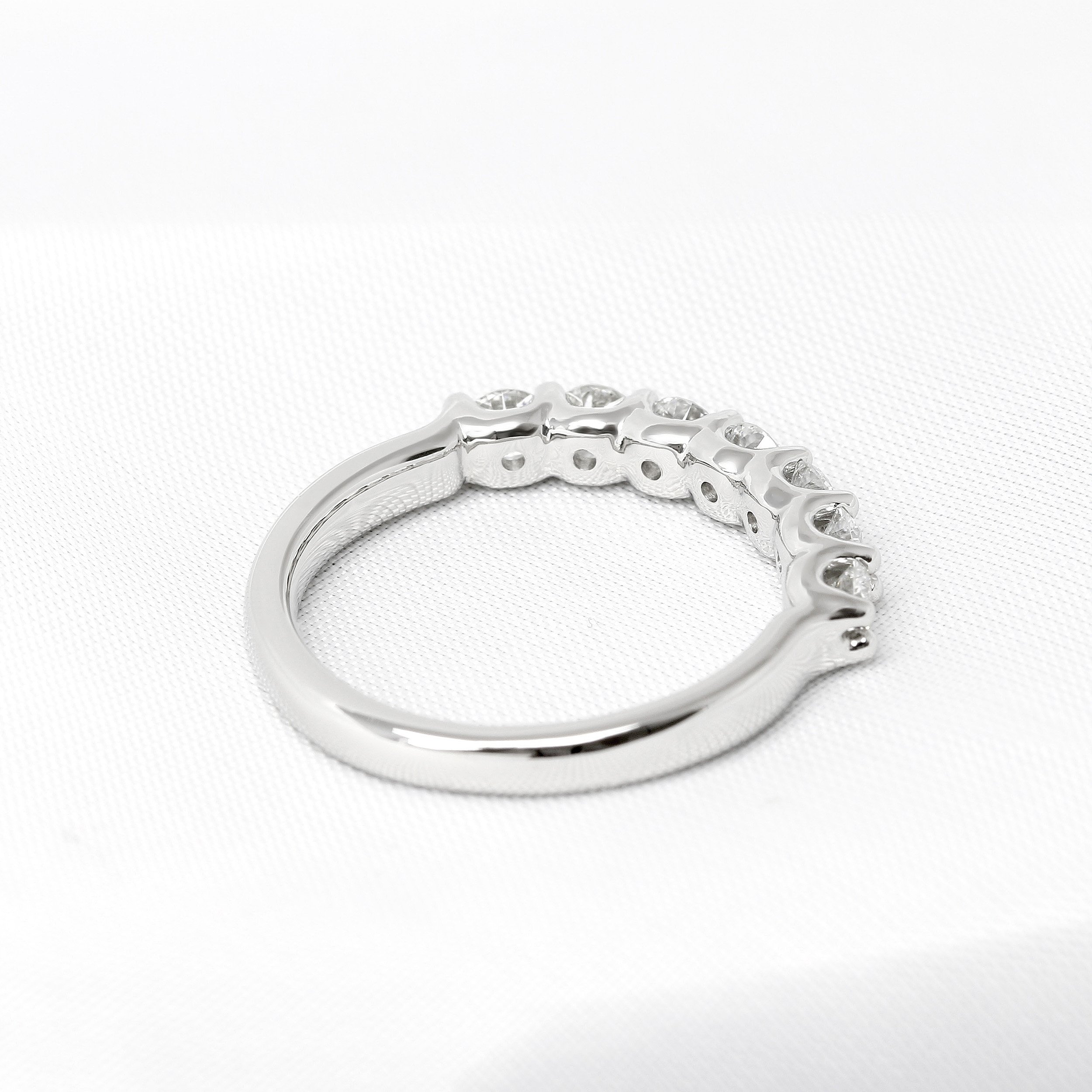 Claw Set Round Diamond Eternity Ring