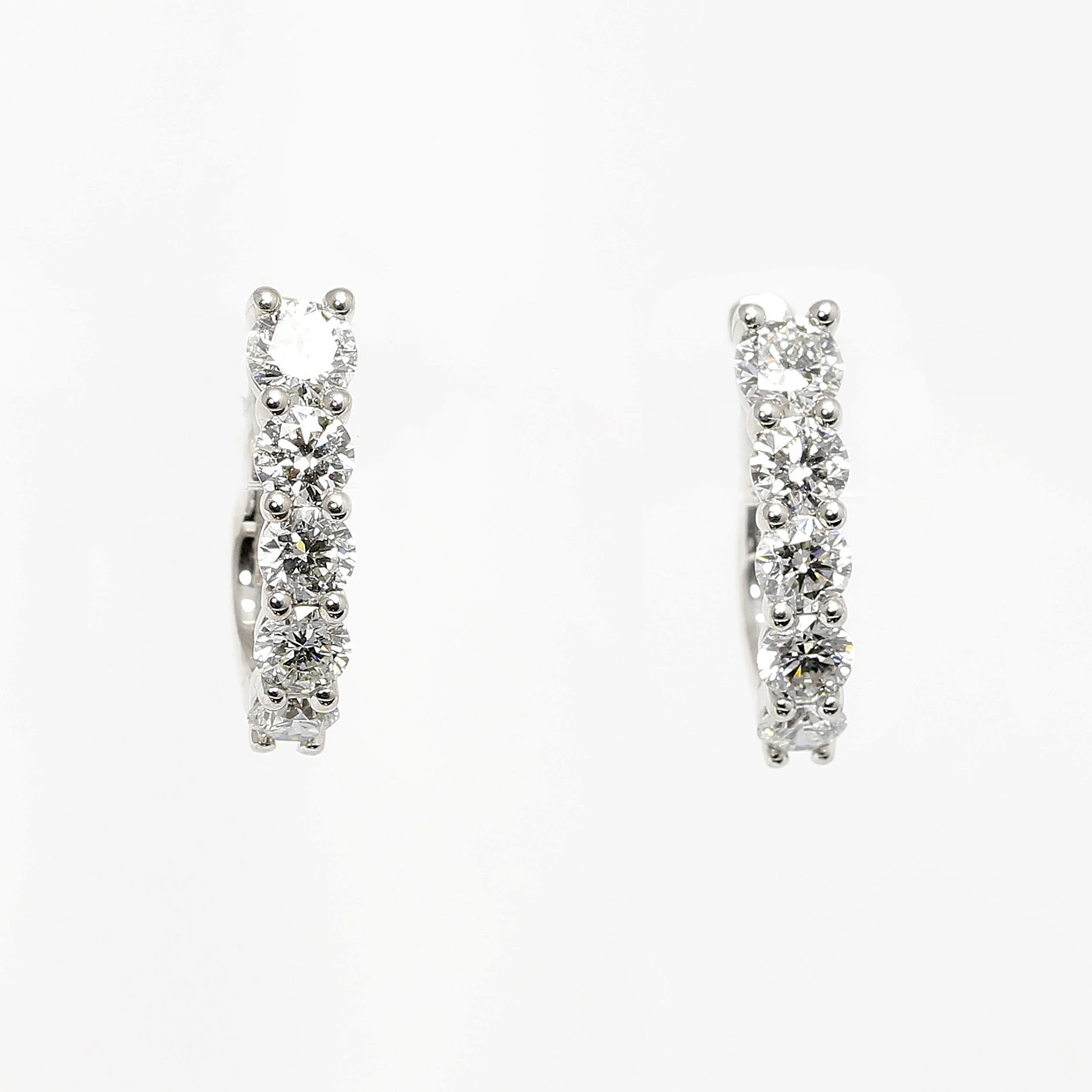 Diamond Hoop Earrings