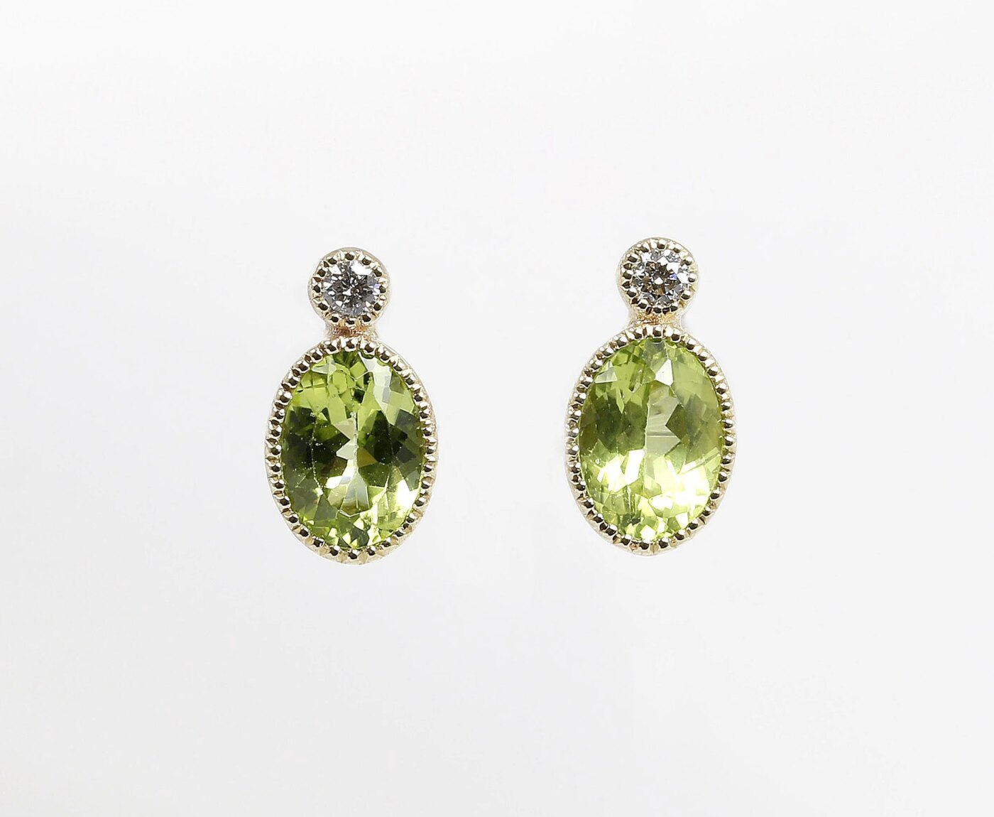 Peridot & Diamond Jardin Des Délices Earrings