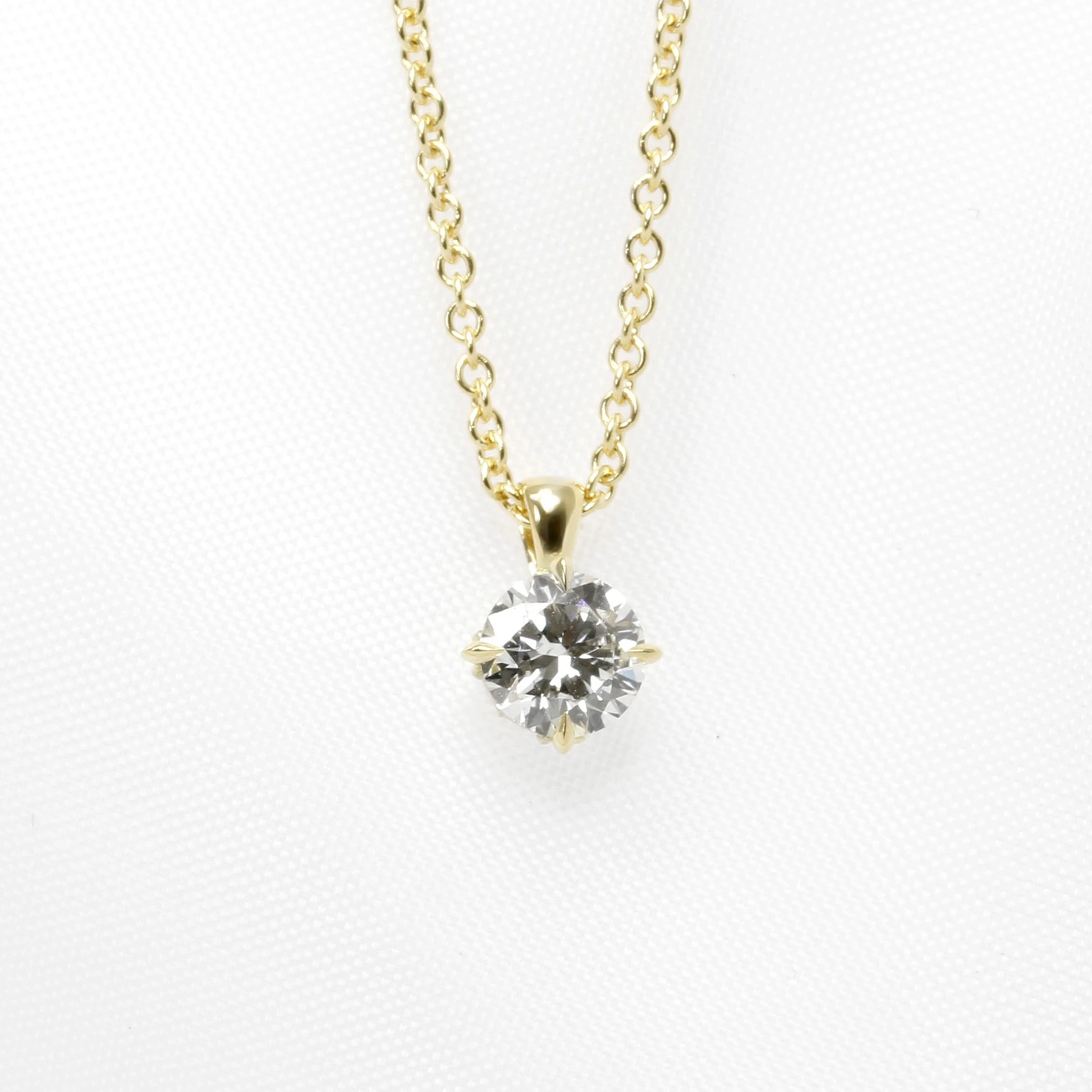 Talon Claw Set Diamond Pendant