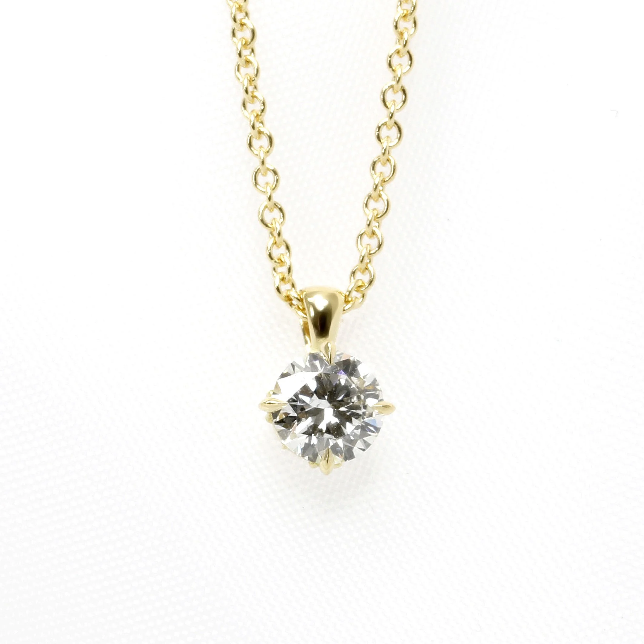 Talon Claw Set Diamond Pendant