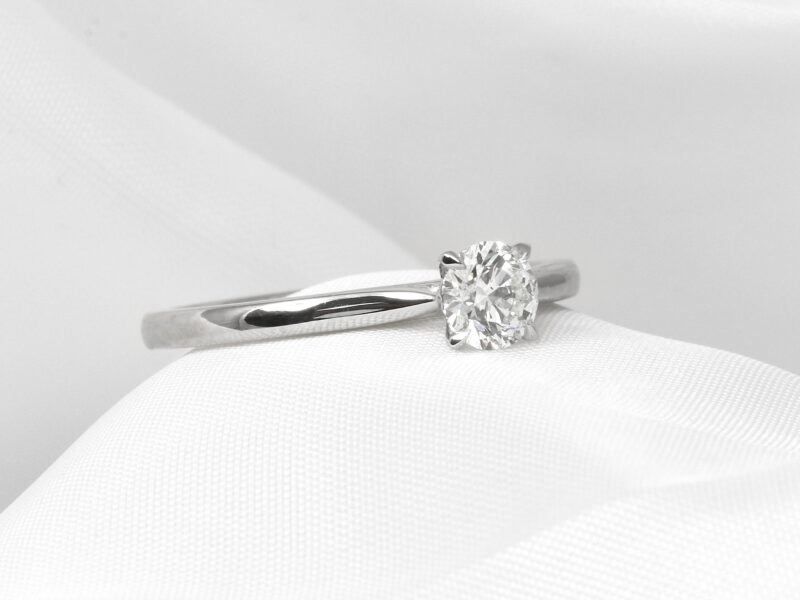 0.46ct Diamond Solitaire Engagement Ring with Talon Claws