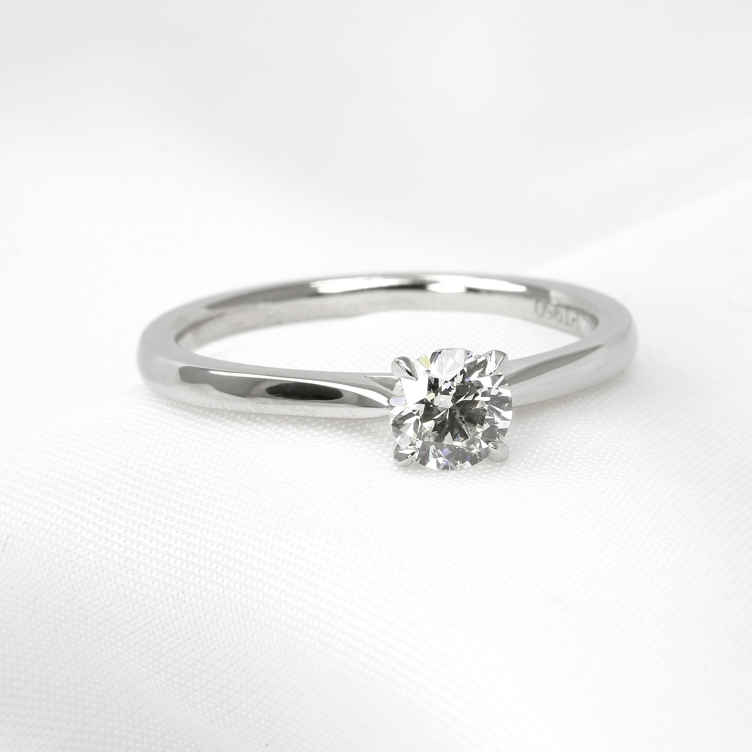 Diamond Solitaire Engagement Ring with Talon Claws