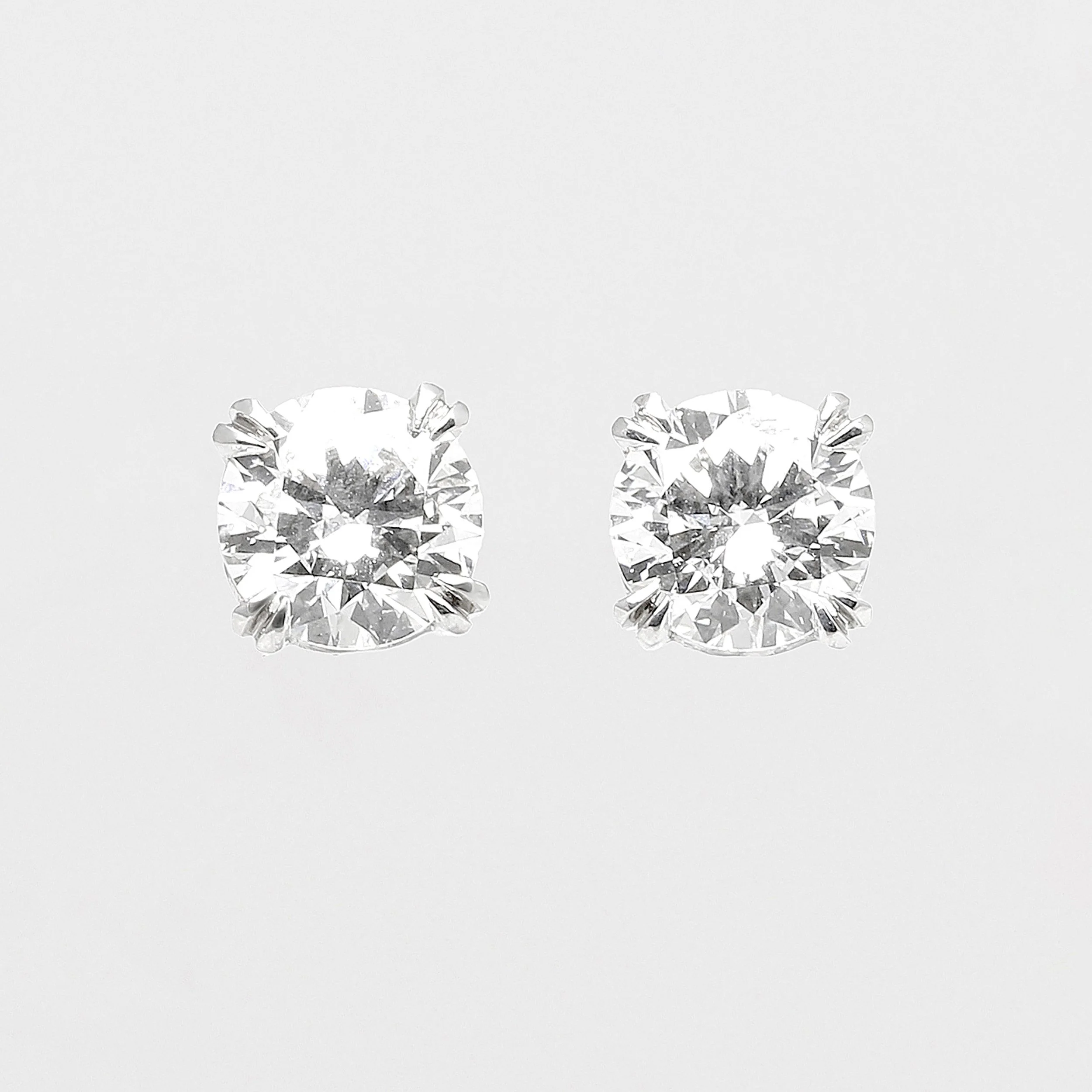 Lab Created Diamond Stud Earrings