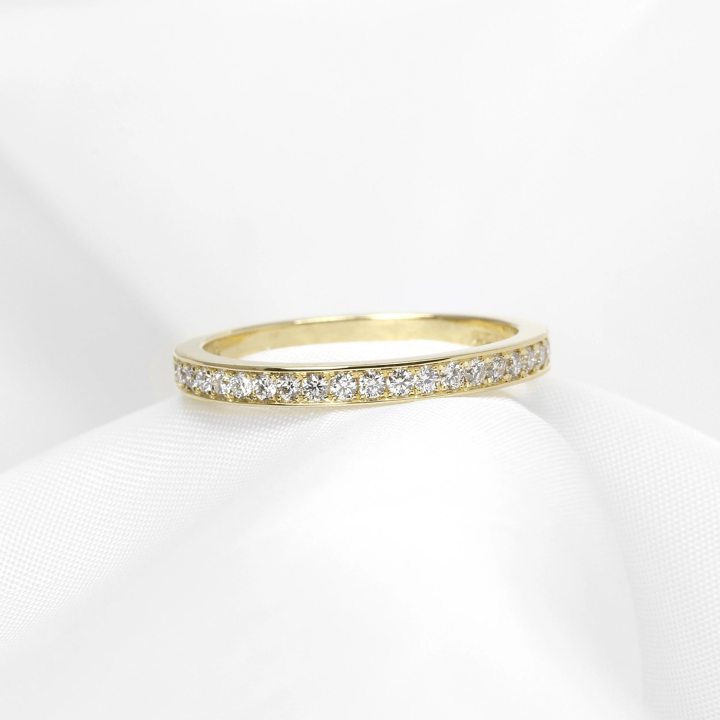Diamond Eternity Ring in Yellow Gold