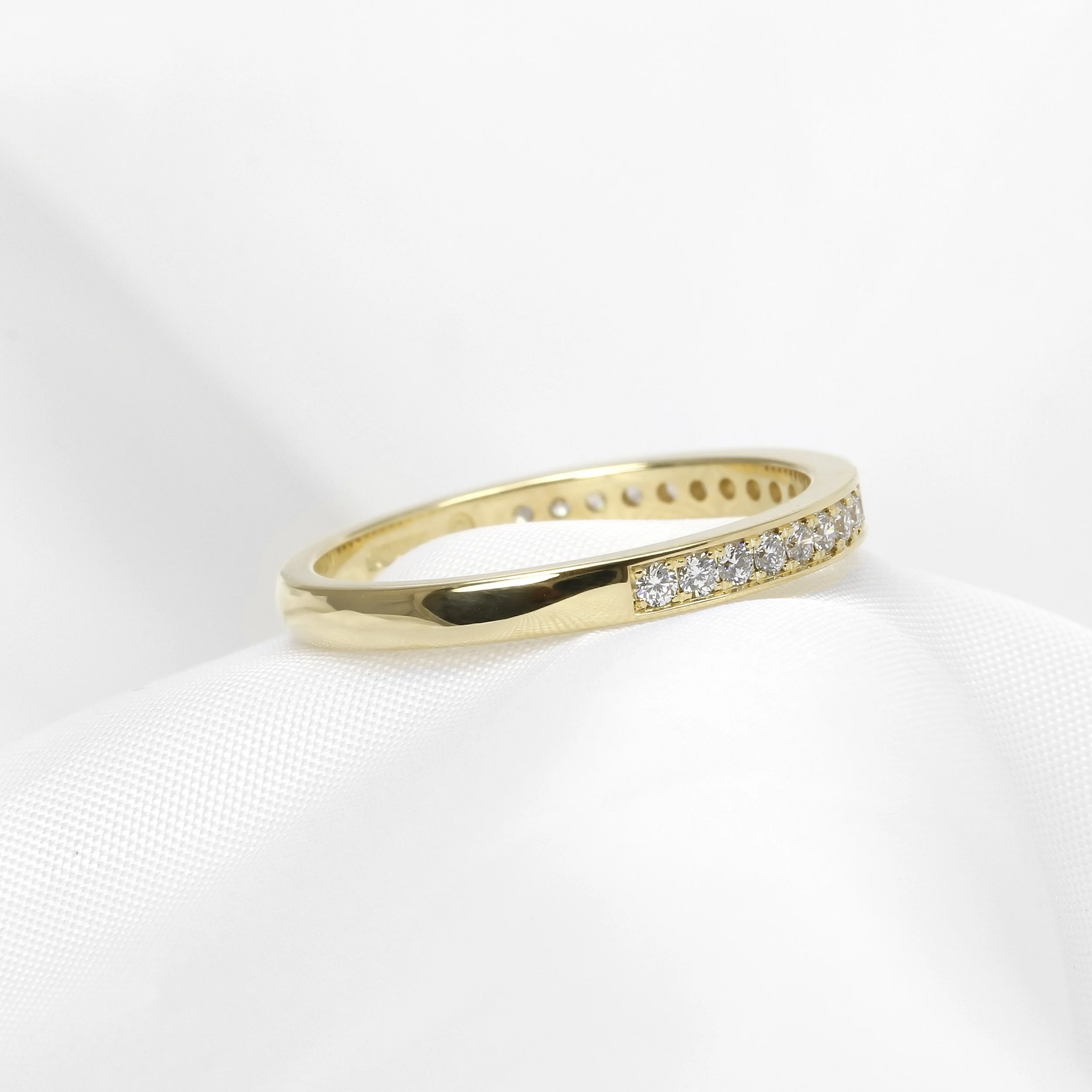 Diamond Eternity Ring in Yellow Gold