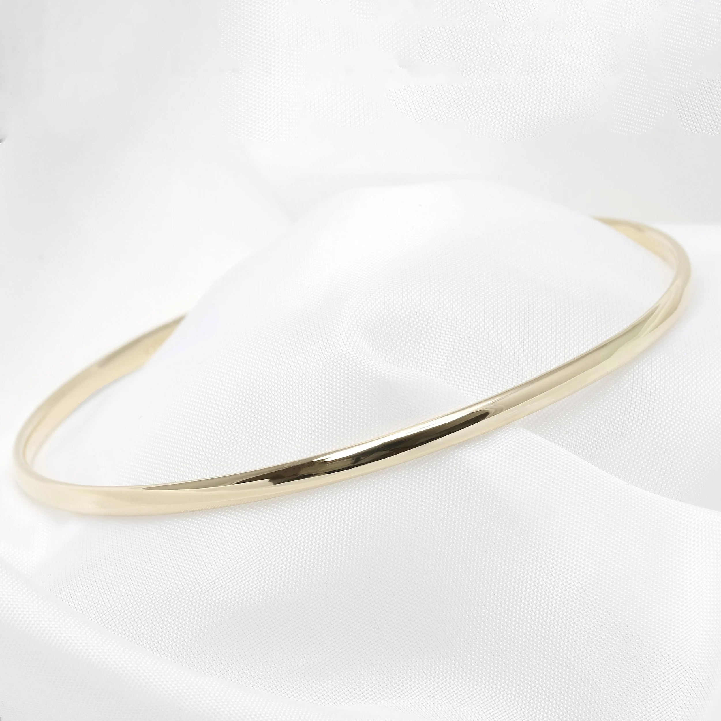 3mm Gold Bangle in 9ct Yellow Gold