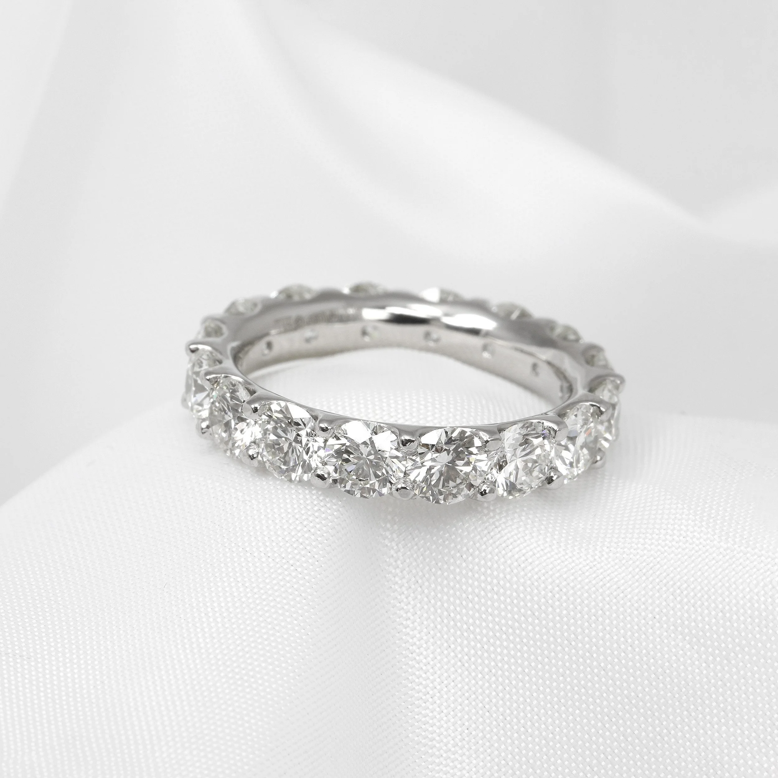Diamond Full Eternity Ring in Platinum