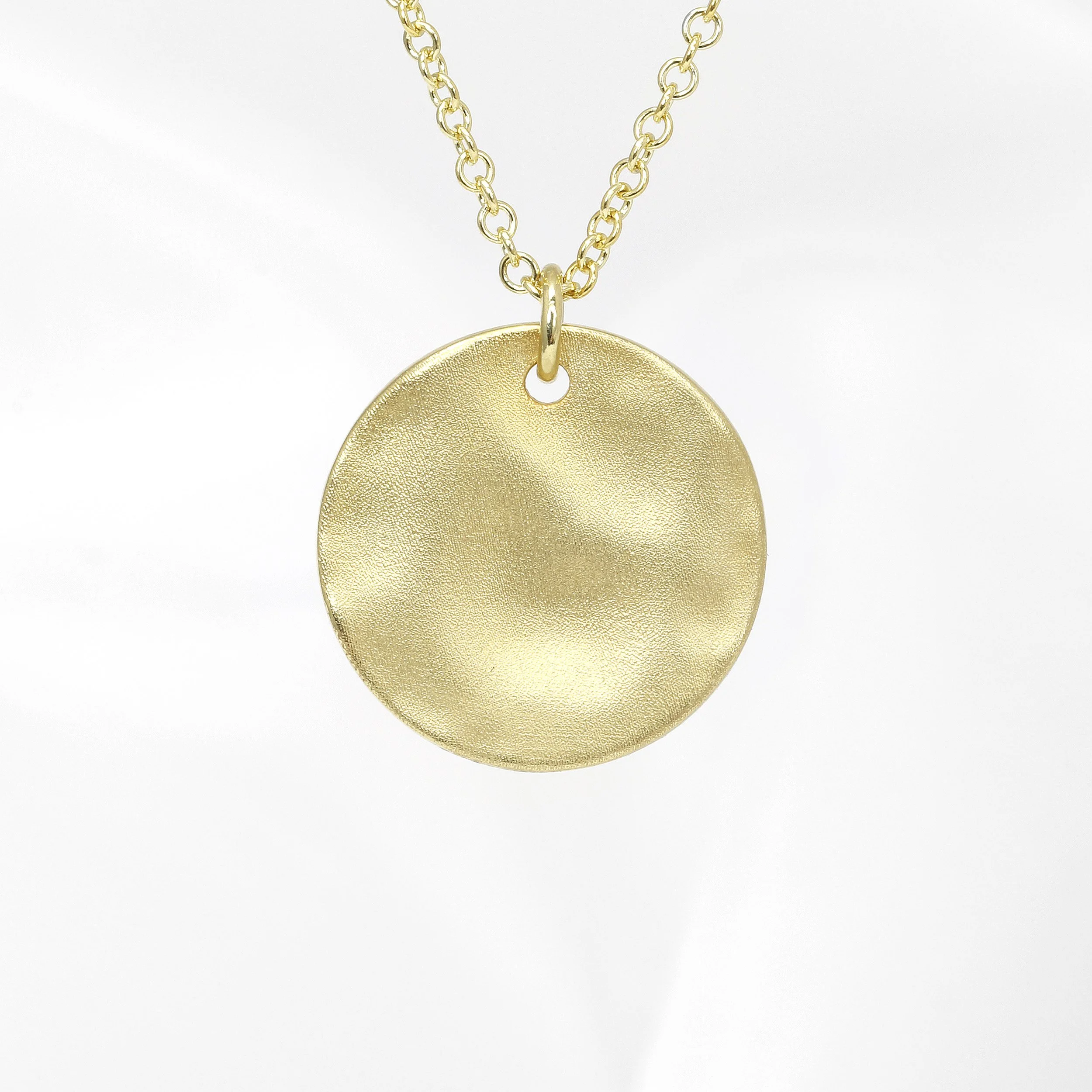 Large Molten Disc Pendant