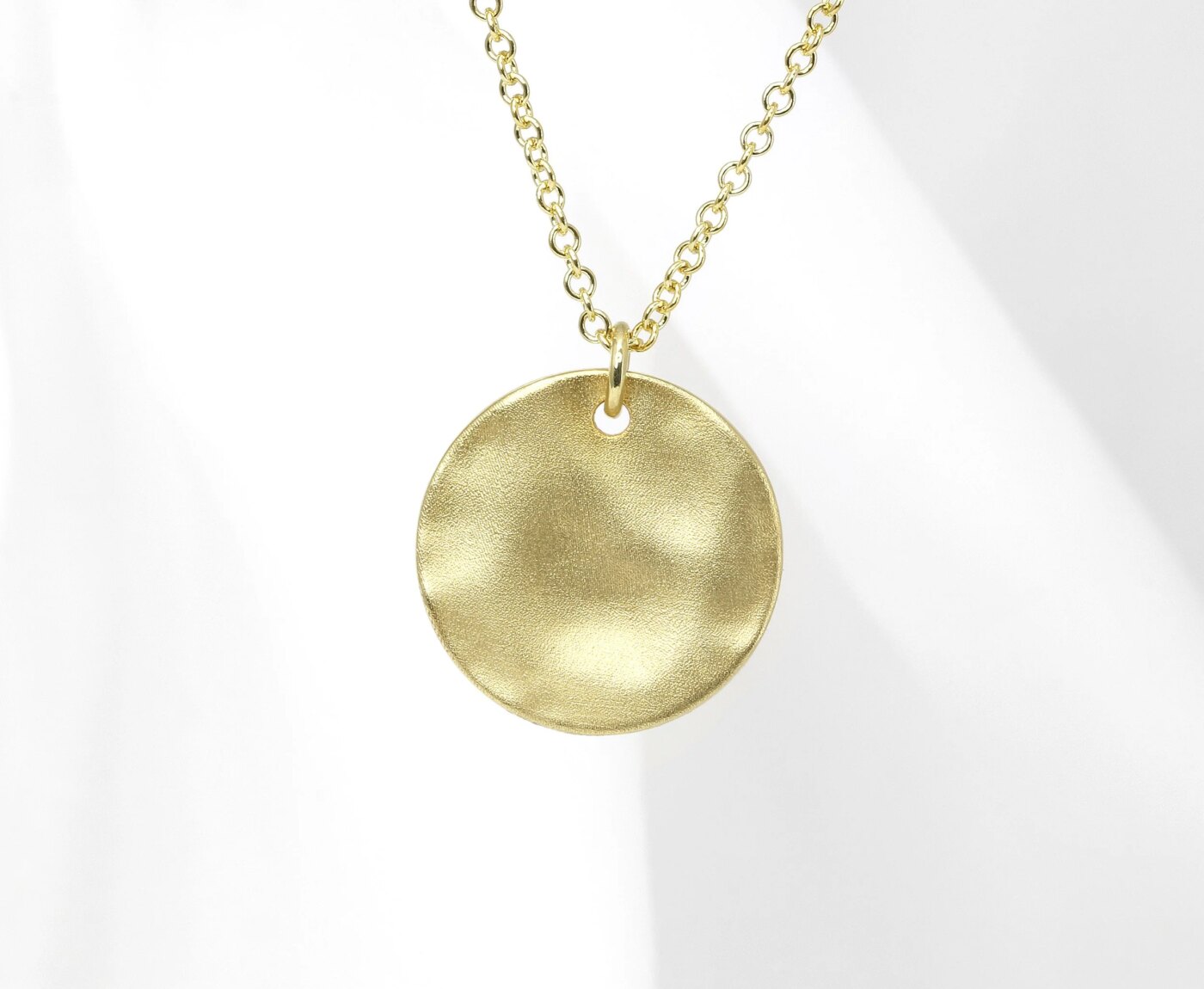 Large Molten Disc Pendant