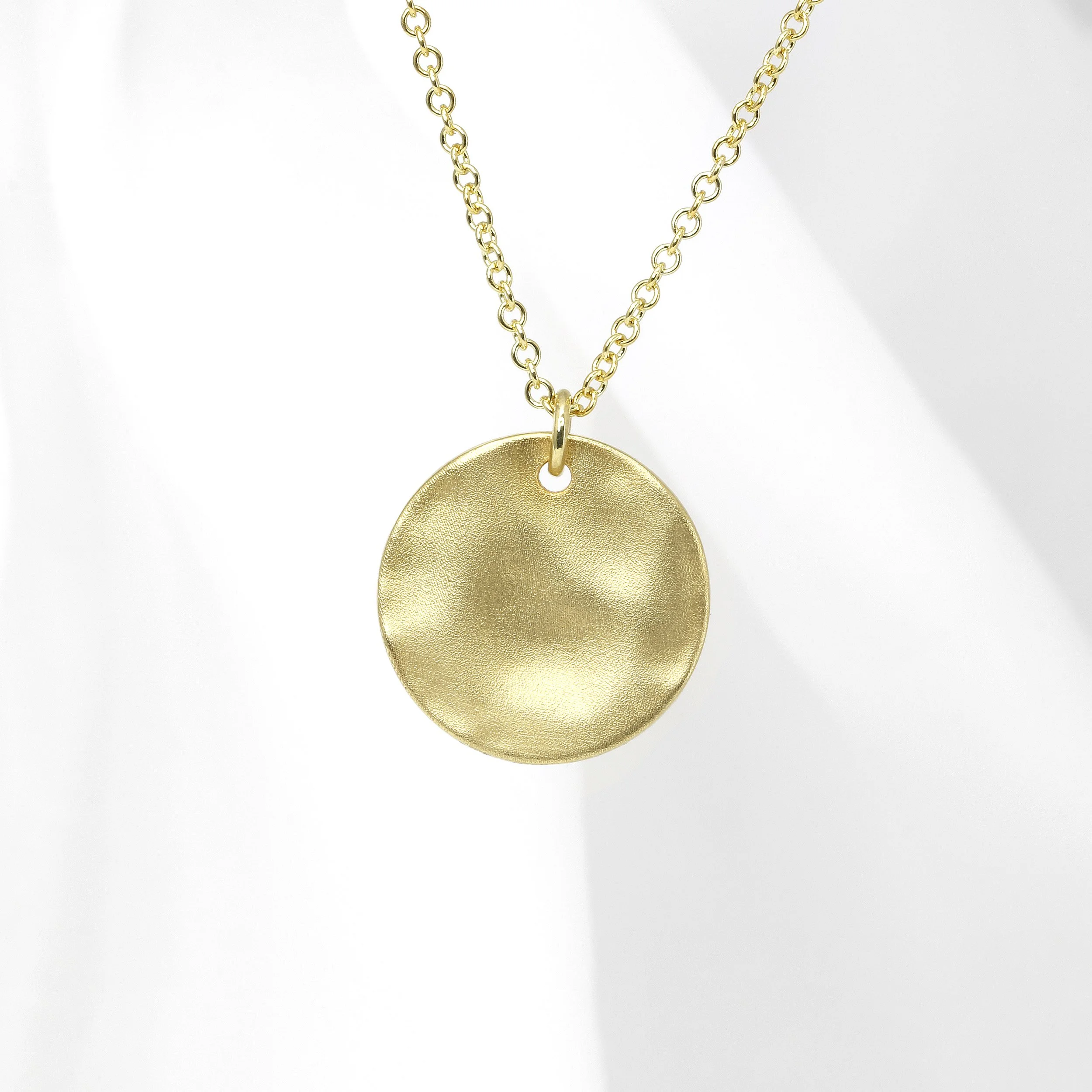 Large Molten Disc Pendant