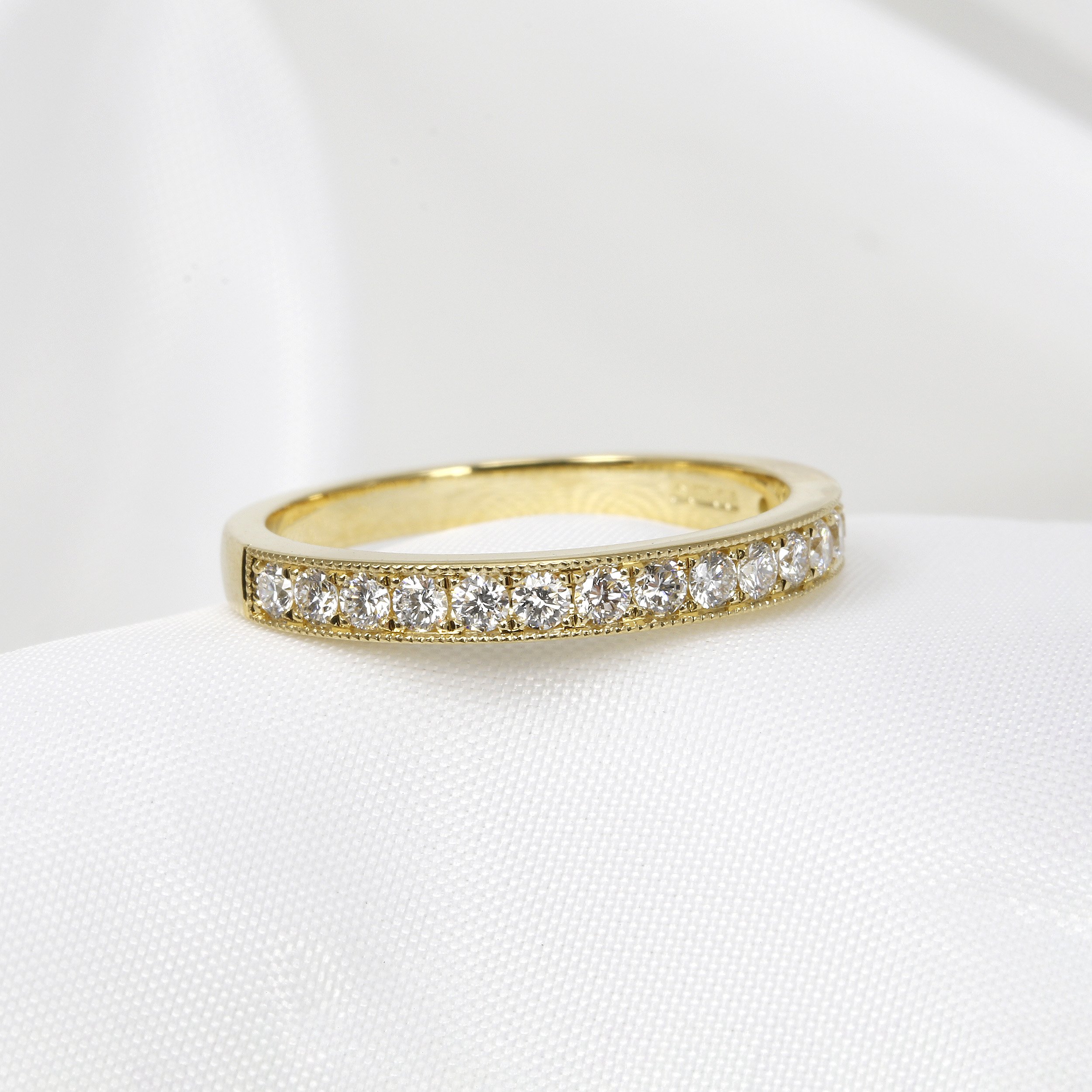 Grain Set Diamond Eternity Ring