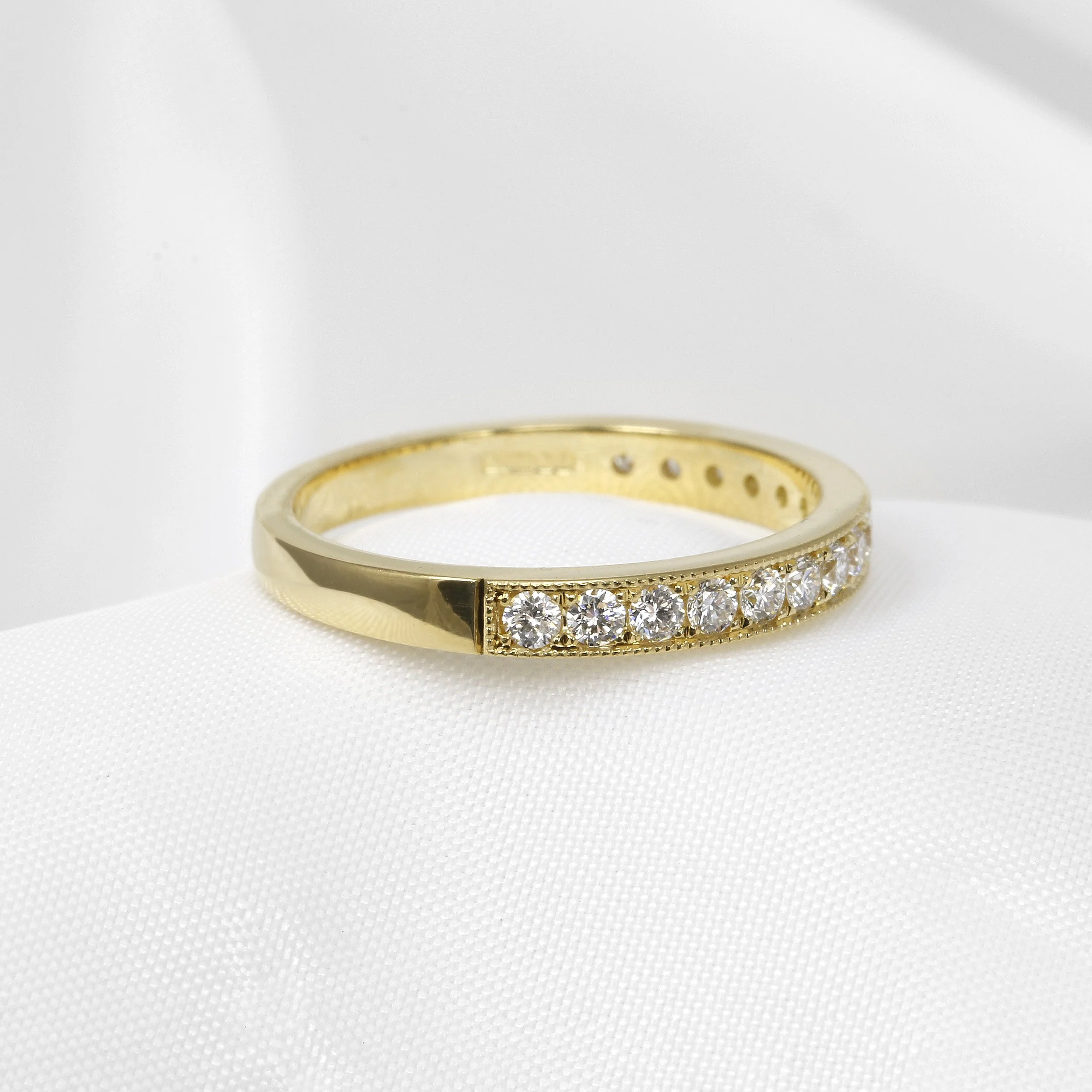 Grain Set Diamond Eternity Ring
