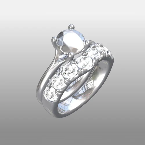 CAD design of wedding ring