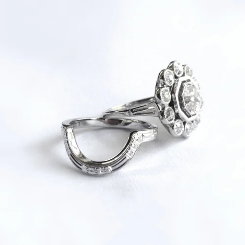 shaped to fit wedding ring