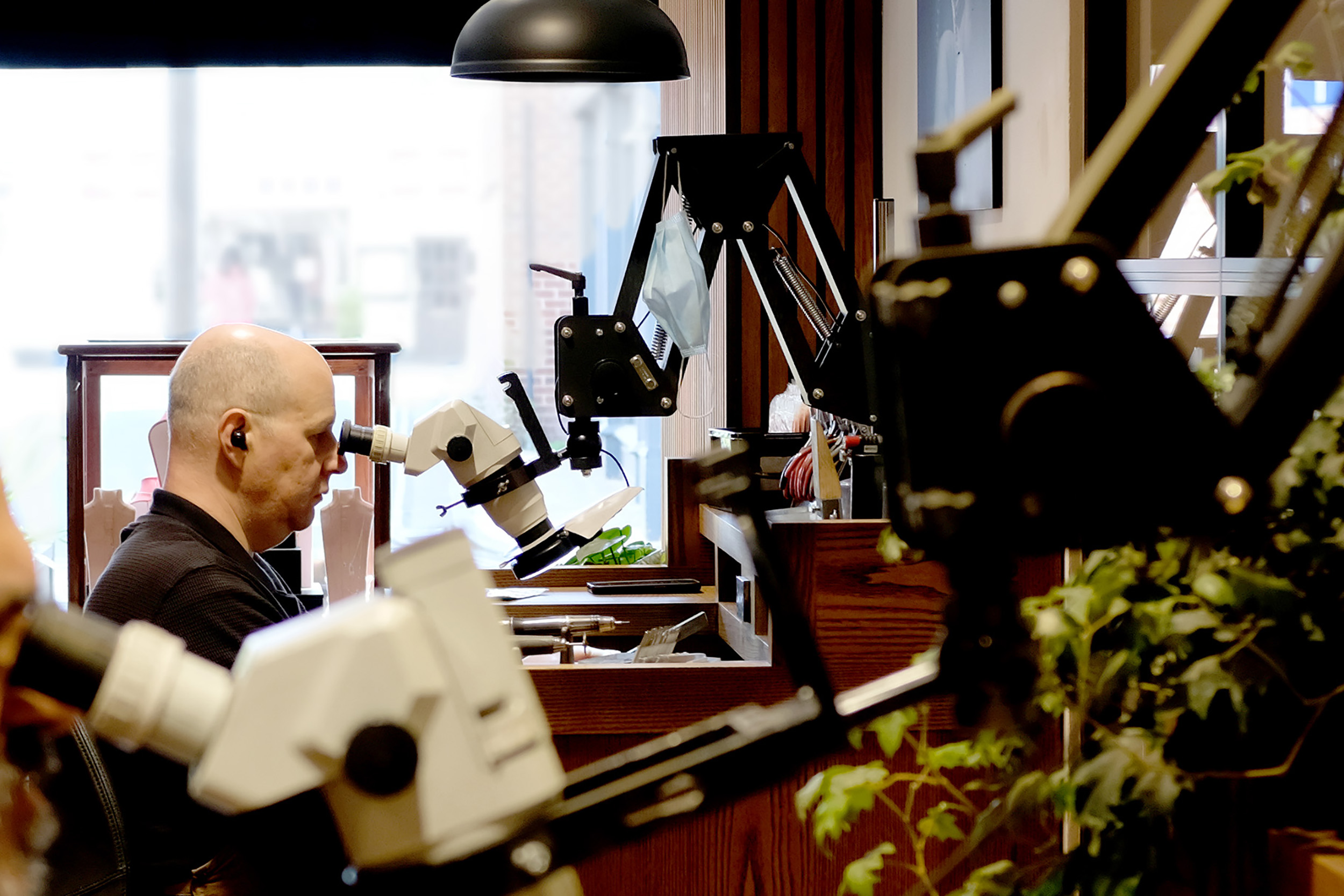 jewellery craftsman at work
