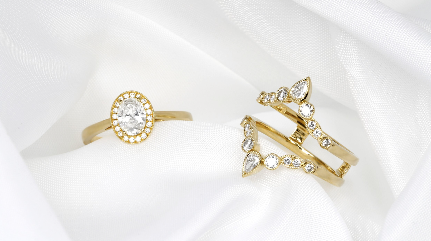 shaped to fit wedding ring