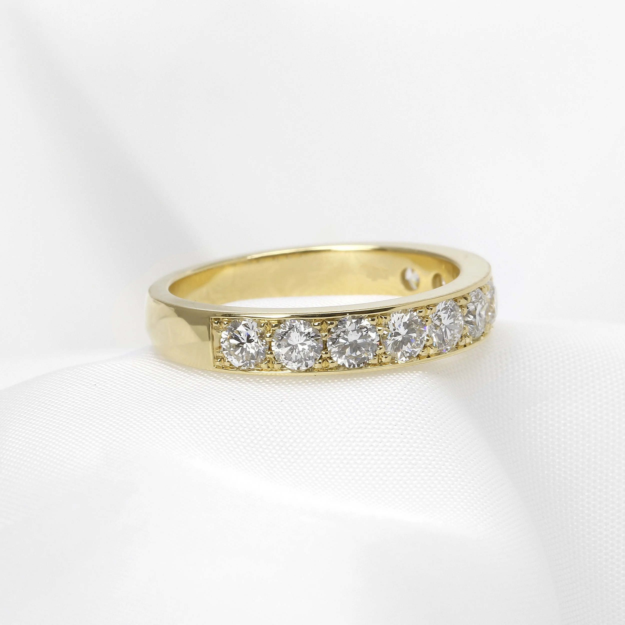Diamond Eternity Ring in Yellow Gold