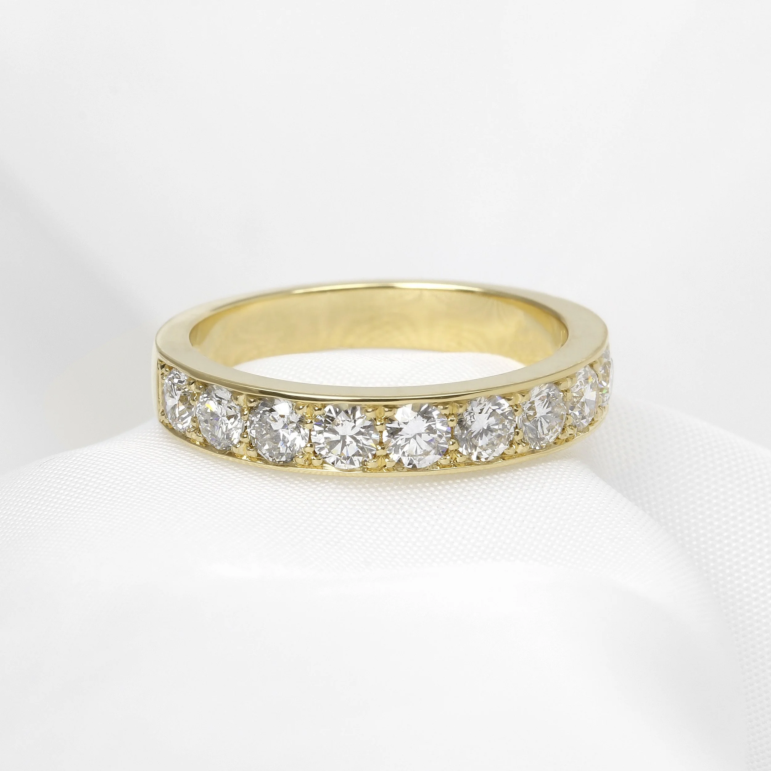 Diamond Eternity Ring in Yellow Gold