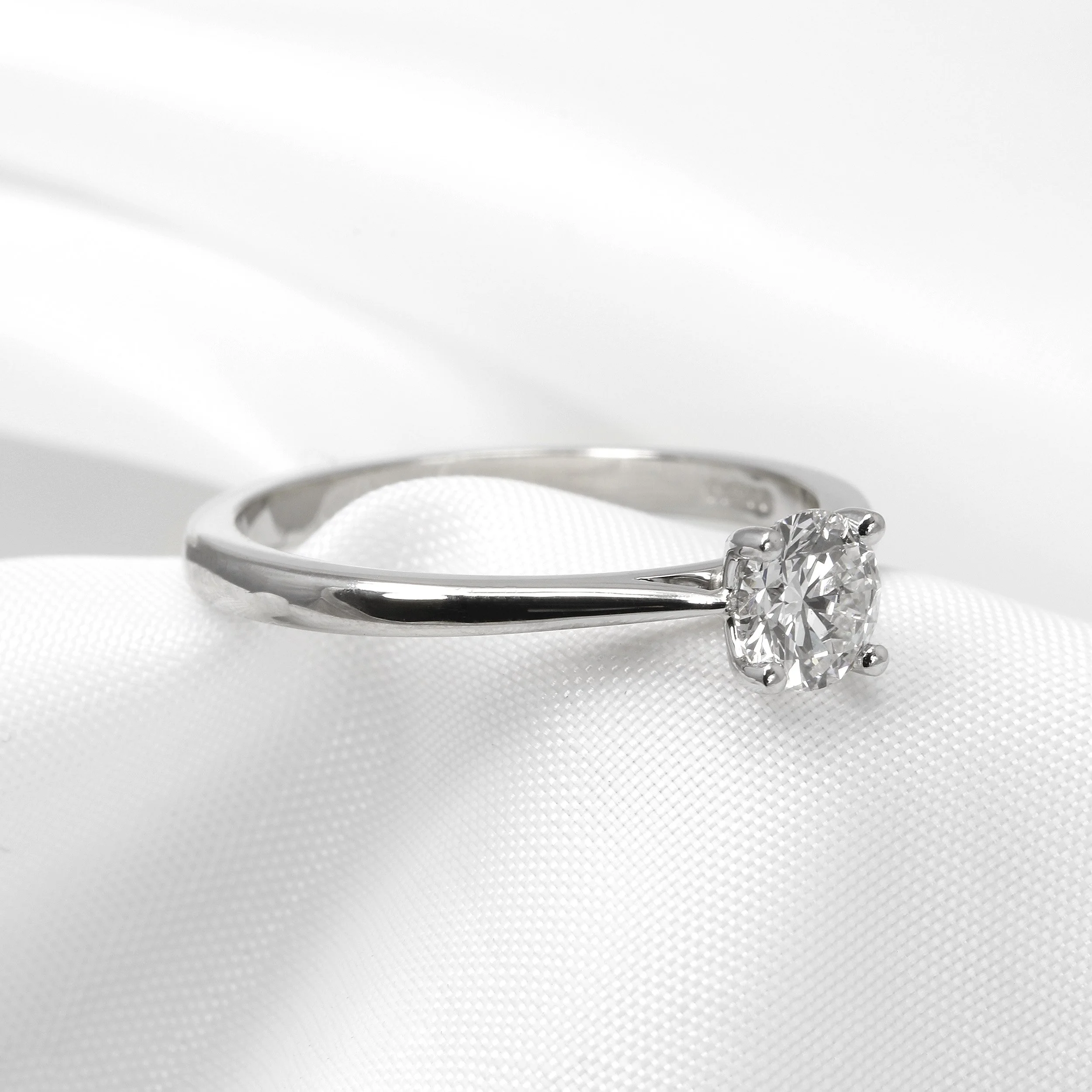 0.50ct Diamond Solitaire Ring in Platinum