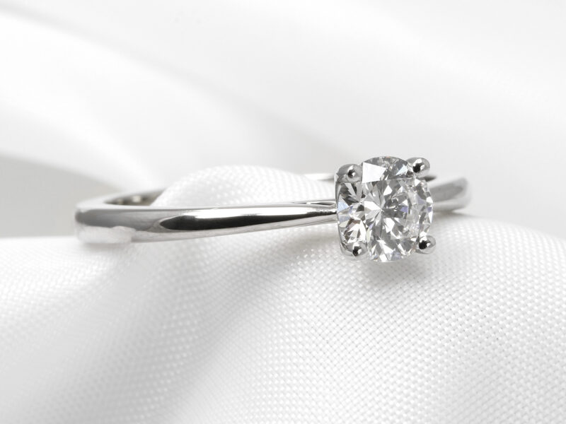 0.50ct Diamond Solitaire Ring in Platinum