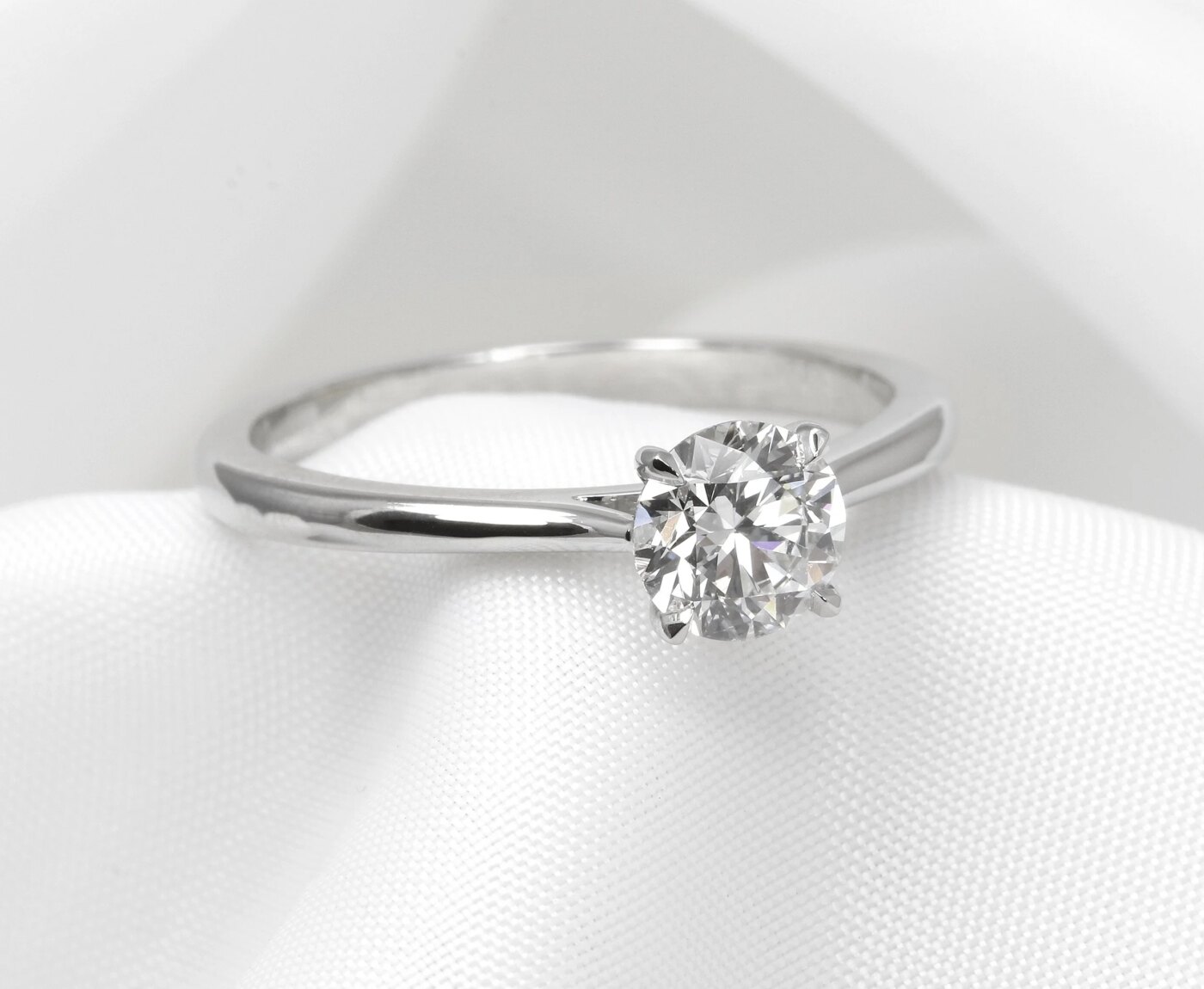 0.83ct Diamond Solitaire Ring in Platinum