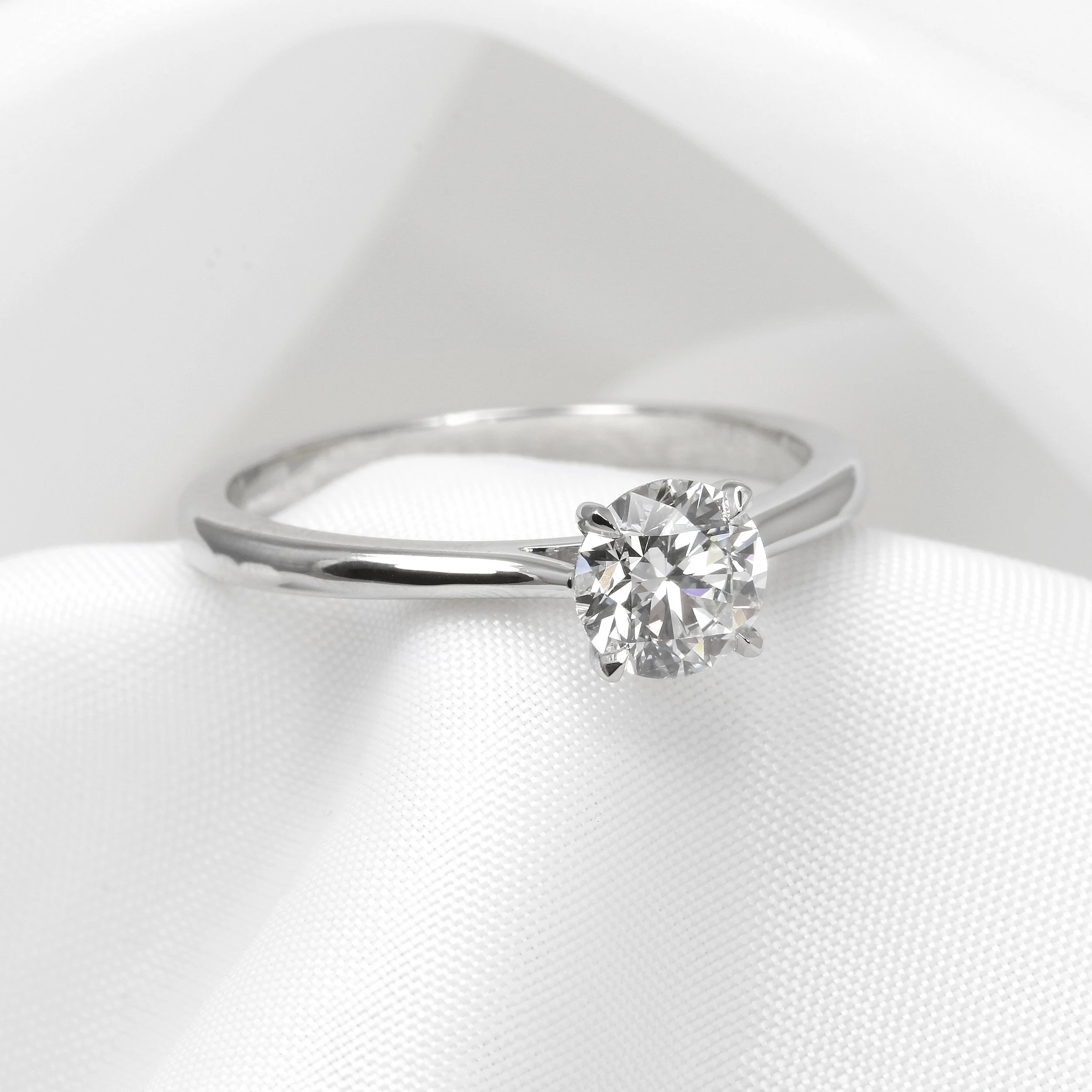 0.83ct Diamond Solitaire Ring in Platinum