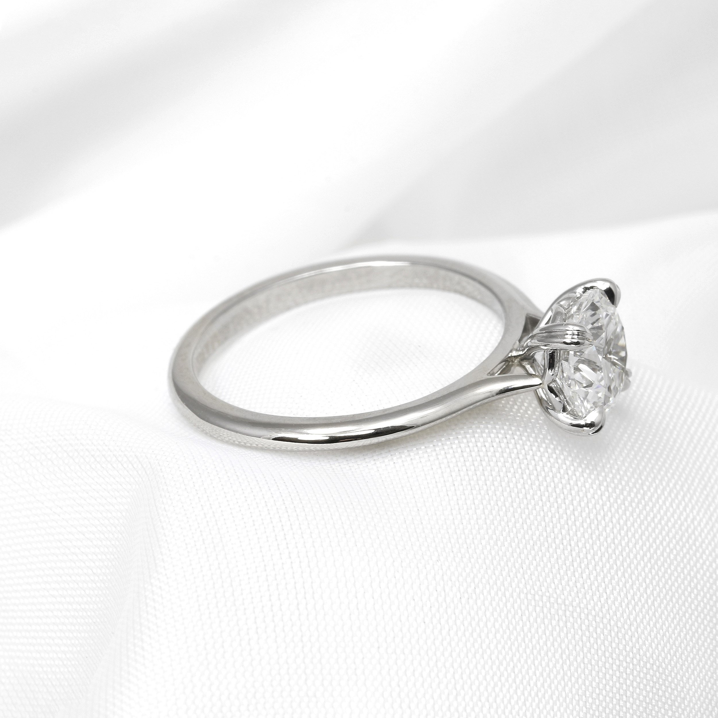 Laboratory Created 1.50ct Solitaire Diamond Ring in Platinum