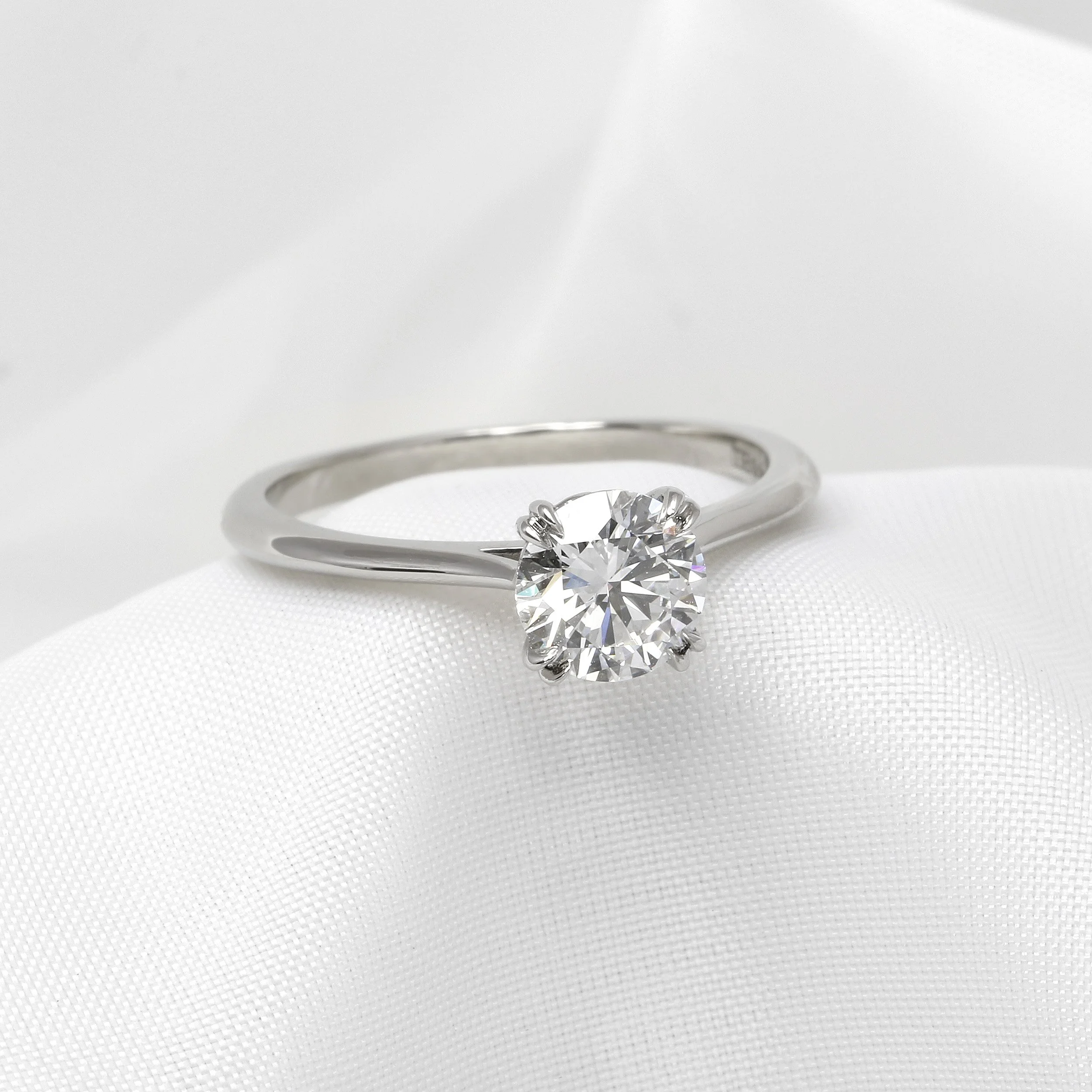 Laboratory Created 1.00ct Diamond Solitaire Ring in Platinum