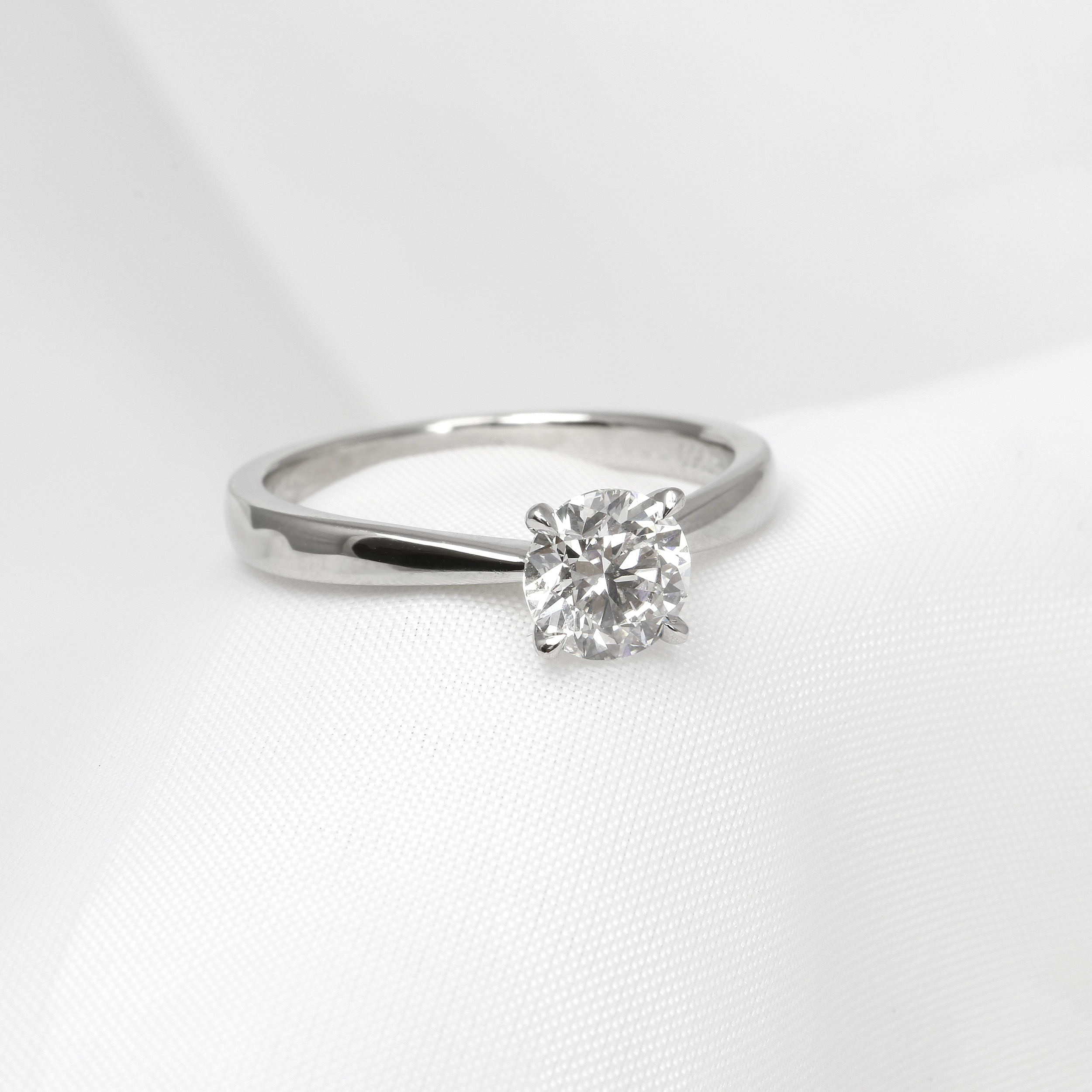 0.90ct Diamond Solitaire Ring in Platinum