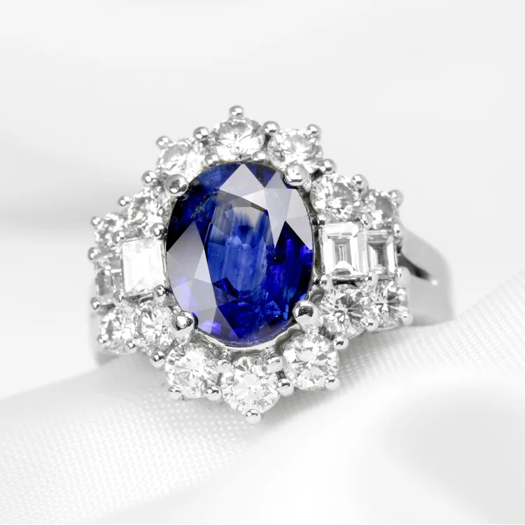 August 2024 - Sapphire & Diamond in Platinum