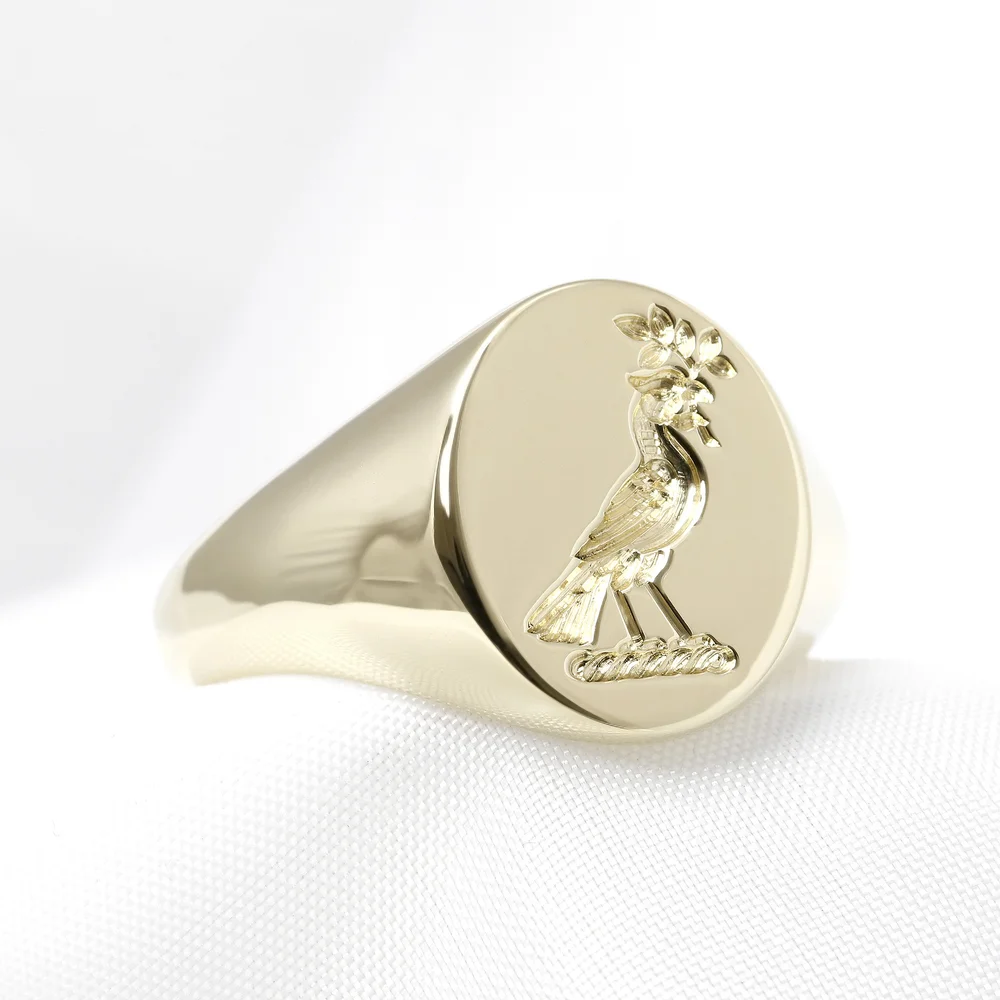 December 2022 - Seal Engraved Signet Ring in Yellow Gold