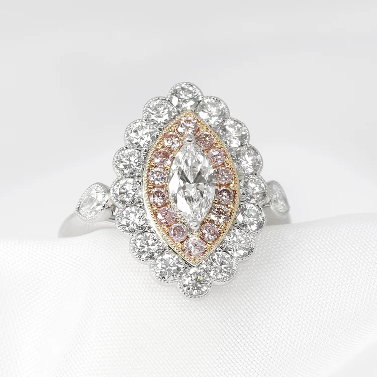 February 2022 - Diamonds and Natural Pink Diamonds in Platinum and Rose Gold