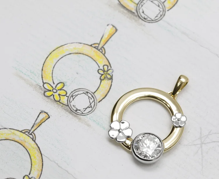 February 2024 - Customer Supplied Diamond in Yellow Gold and Platinum