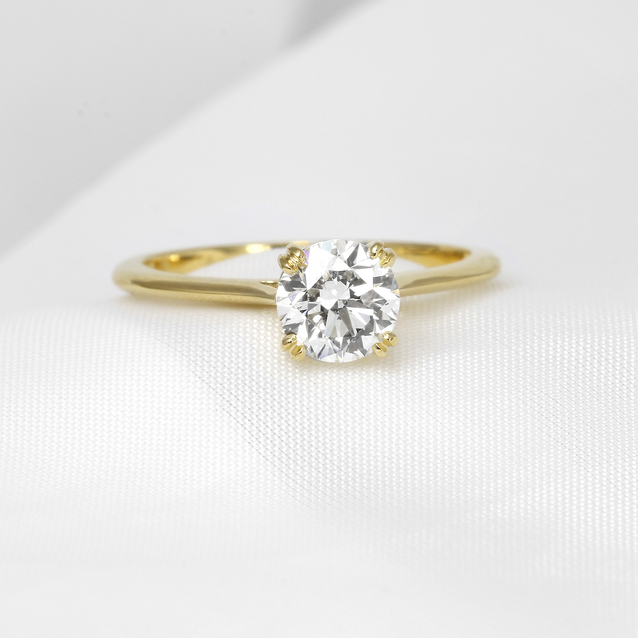 1.00ct Lab-Created Diamond Ring in Yellow Gold